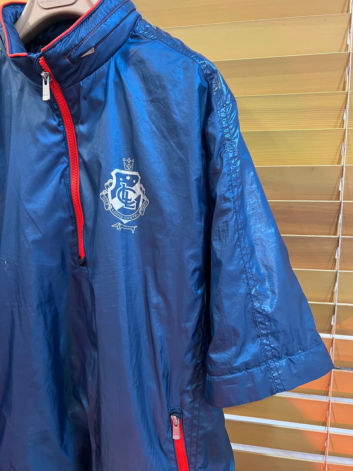 루이까스텔 남성 네이비 아노락바람막이 반집업티셔츠 상품이미지4