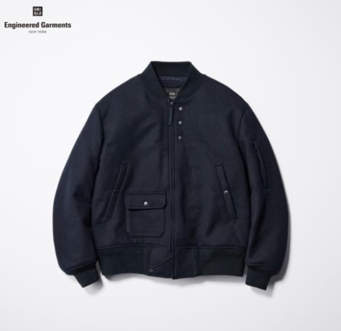 유니클로 X 엔지니어드 가먼츠 쇼트 블루종 네이비 상품이미지3