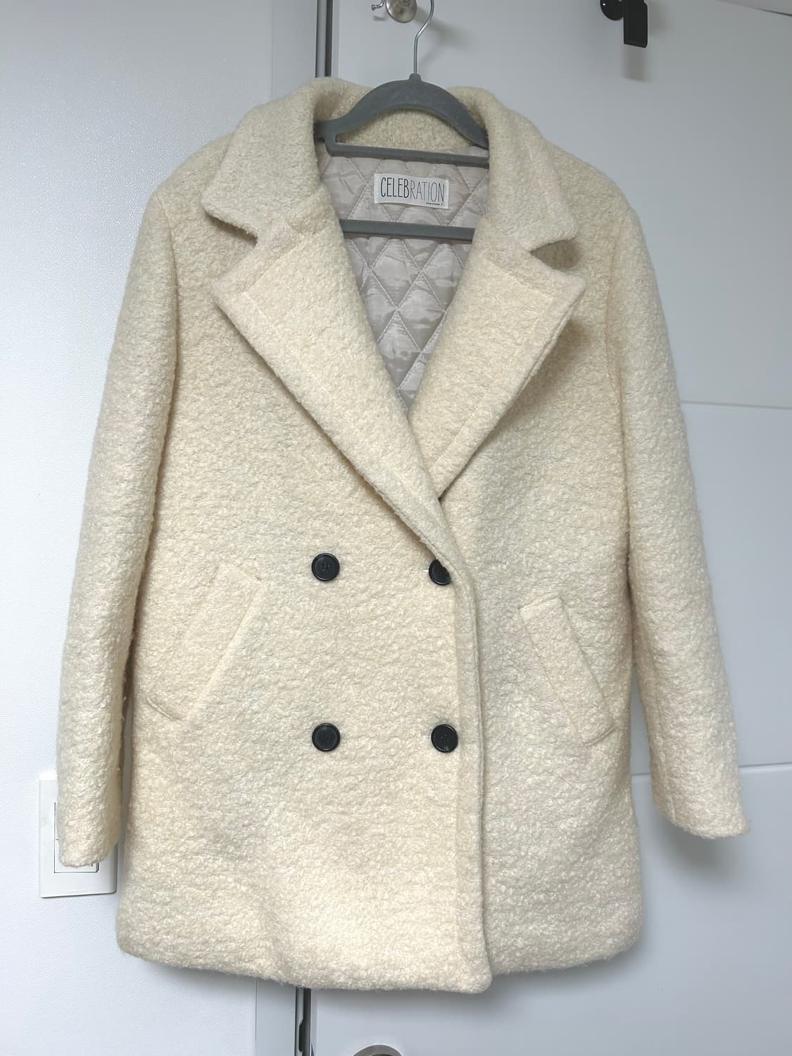 빈티지 아이보리 부클자켓 상품이미지1