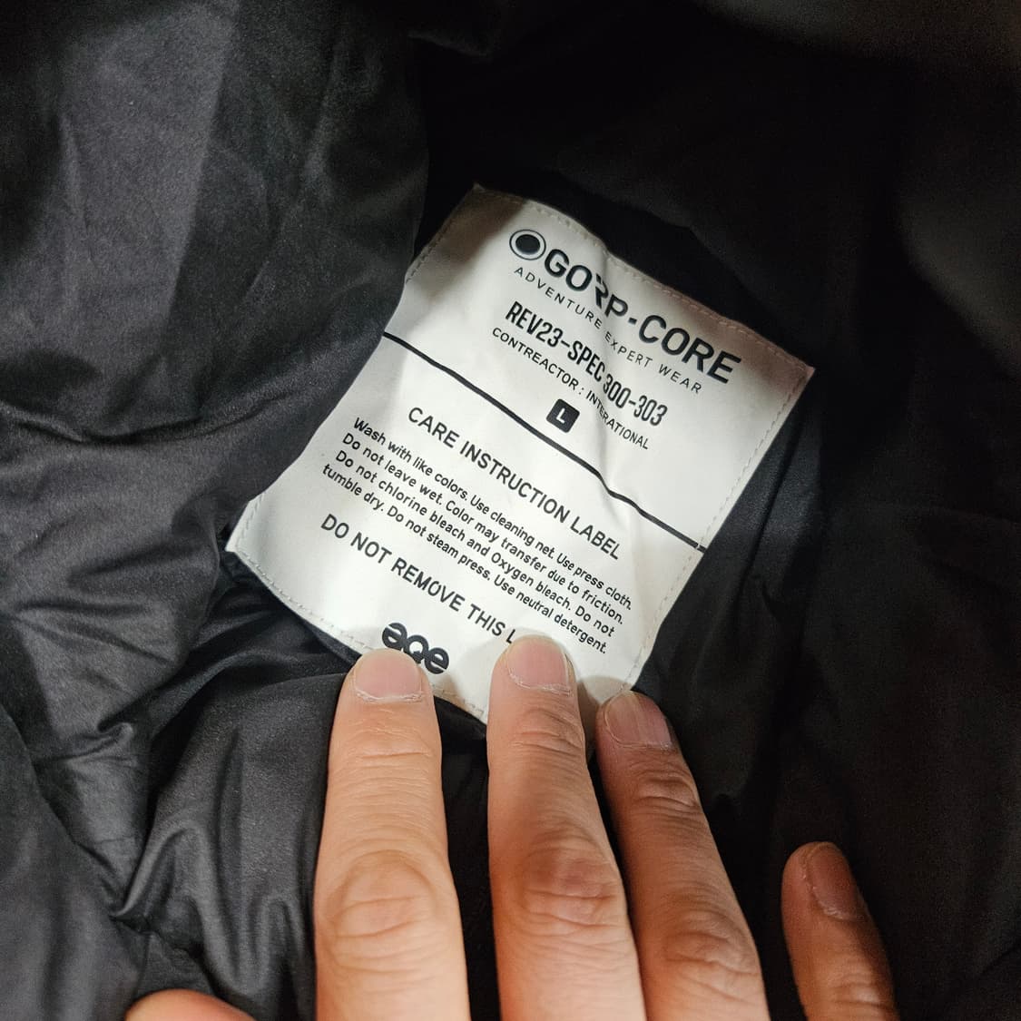 플루크 23FW 마운틴 어드벤쳐 샤모니 다운 패딩 파카 L size 상품이미지8