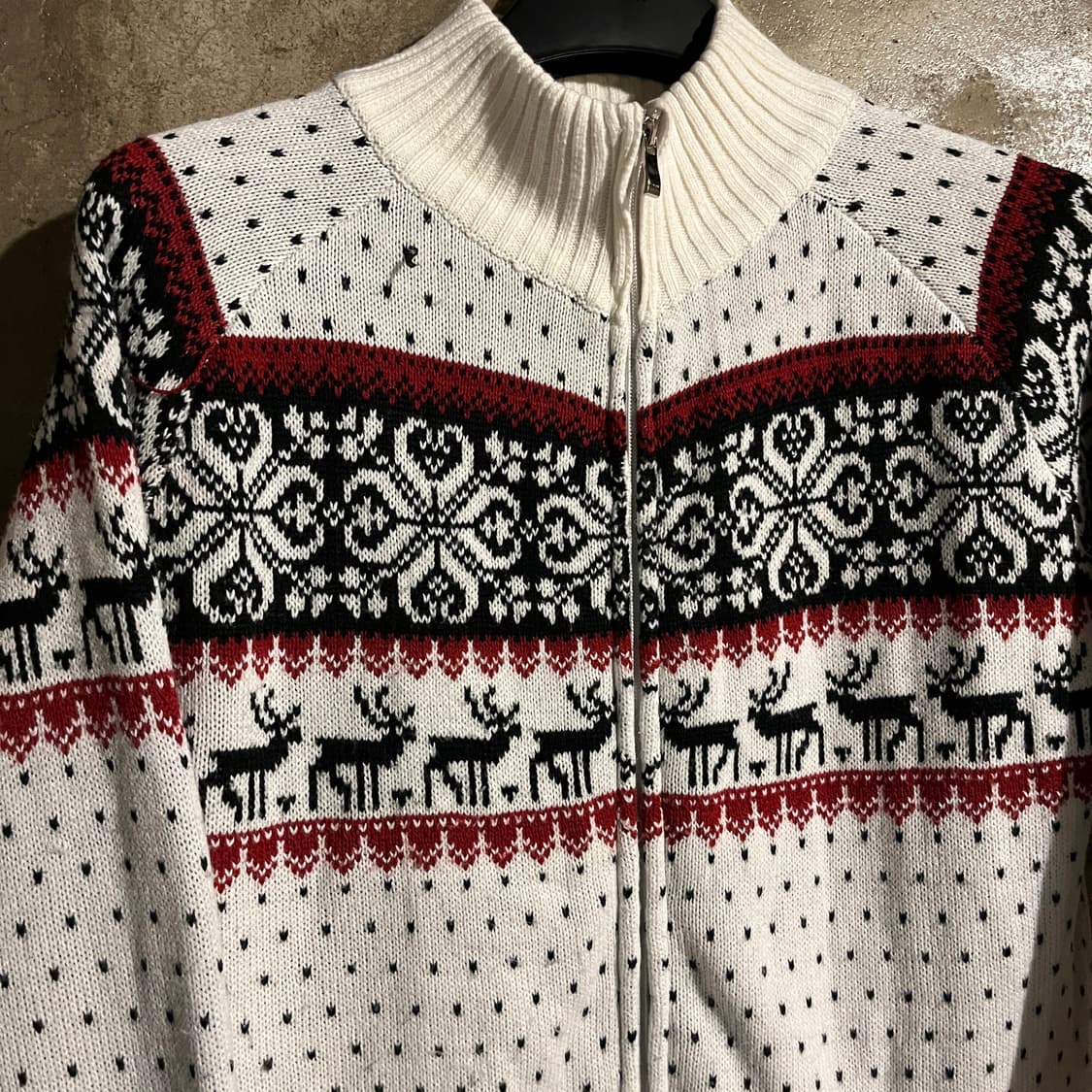 빈티지 니트 집업 상품이미지2