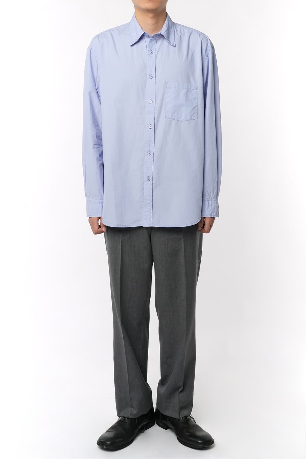 Yrs 이얼즈어고 포이카 셔츠 타이프라이터 재질 sax 색스 상품이미지2