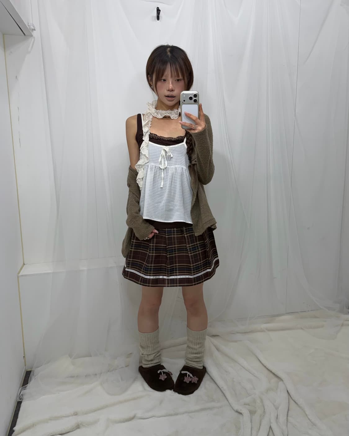 𖤐브라운 니혼진 러블리 set𖤐 상품이미지1