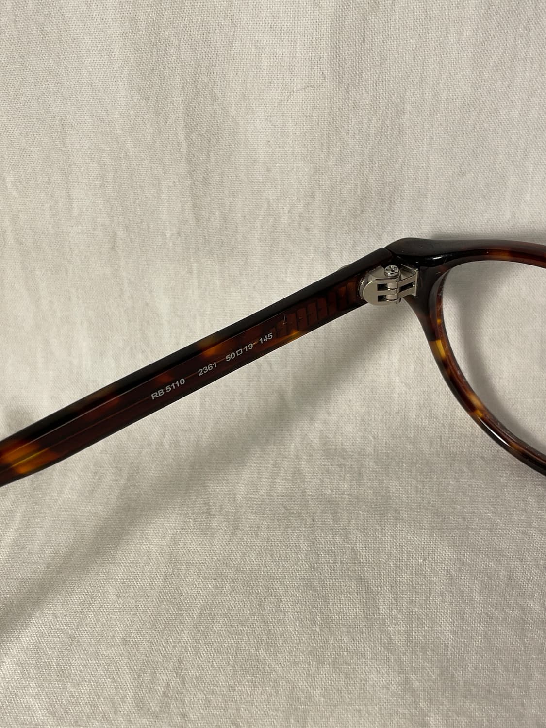 RayBan 레이벤 일본생산 PB5110 브라운호피 뿔테 긱시크안경 상품이미지6