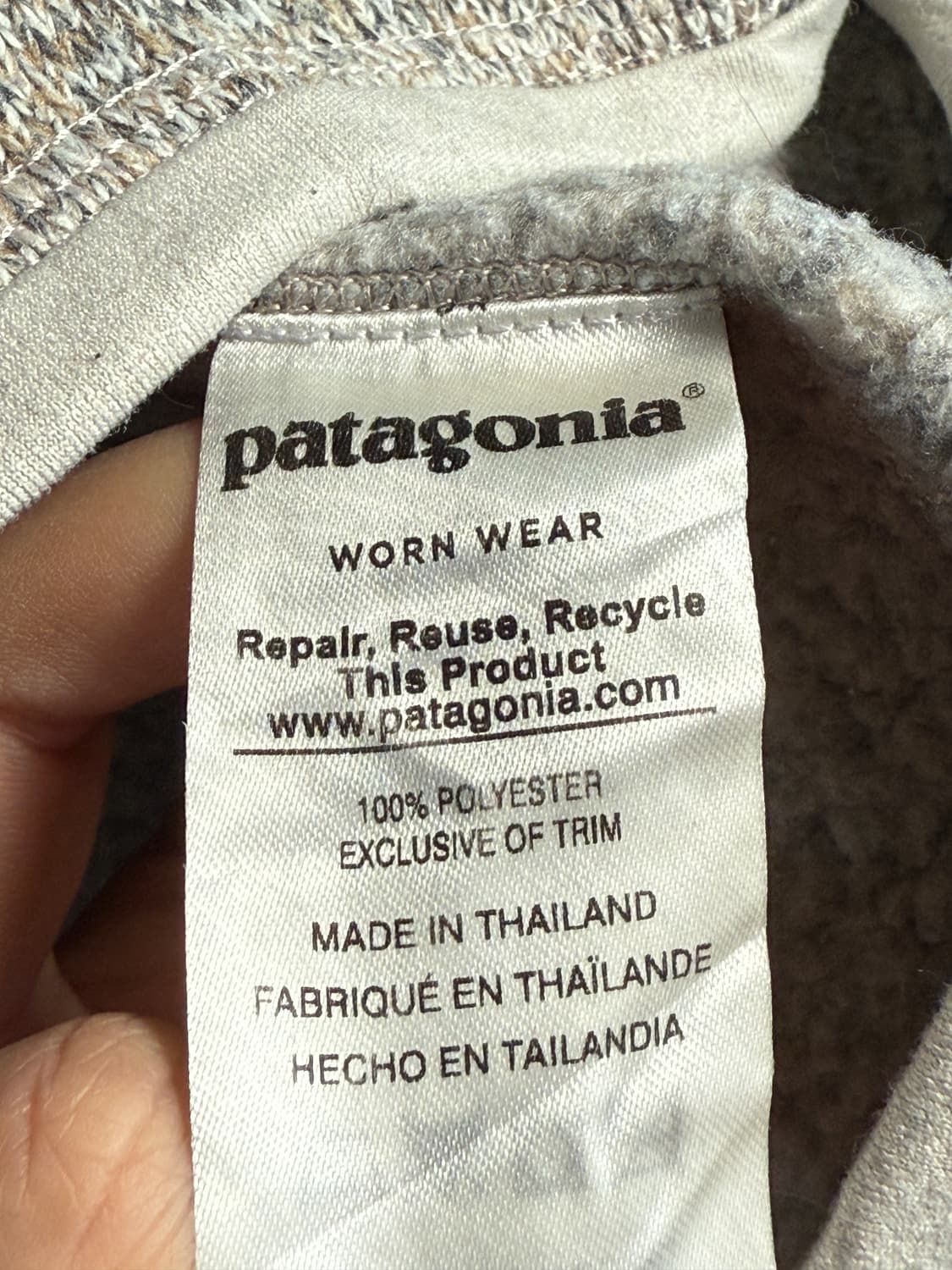 파타고니아 베터스웨터 후리스 반집업  상품이미지4
