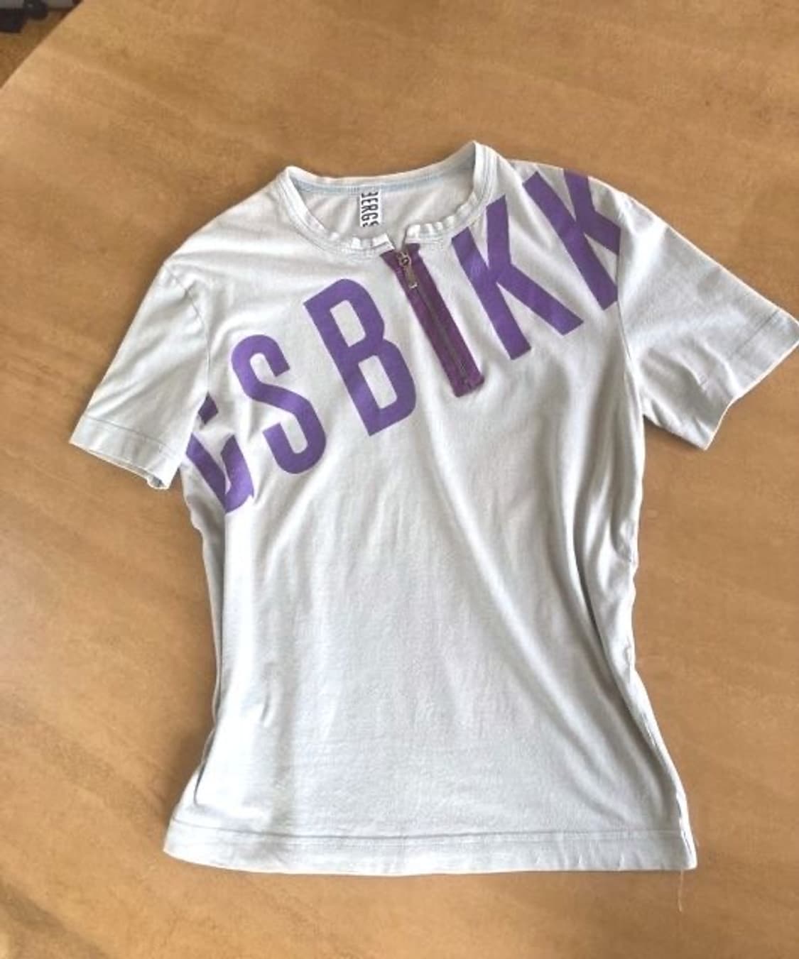 bikkembergs 사선 지퍼 티셔츠 상품이미지1