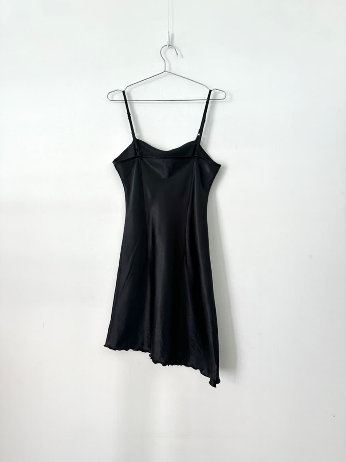 Satin slip ops / black 상품이미지4