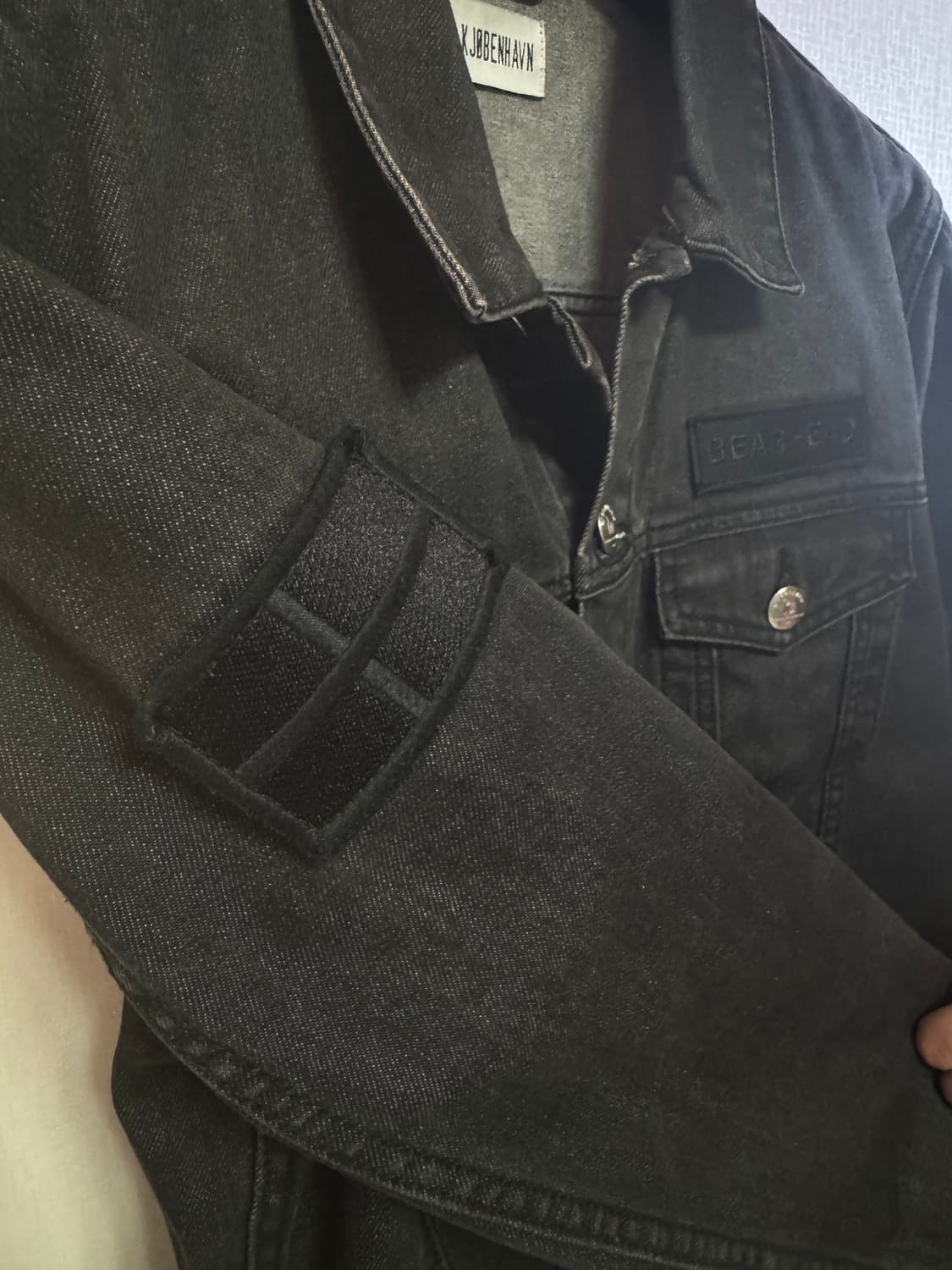 한코펜하겐 Han Kjobenhavn 블랙 데님자켓 (남성) 상품이미지3