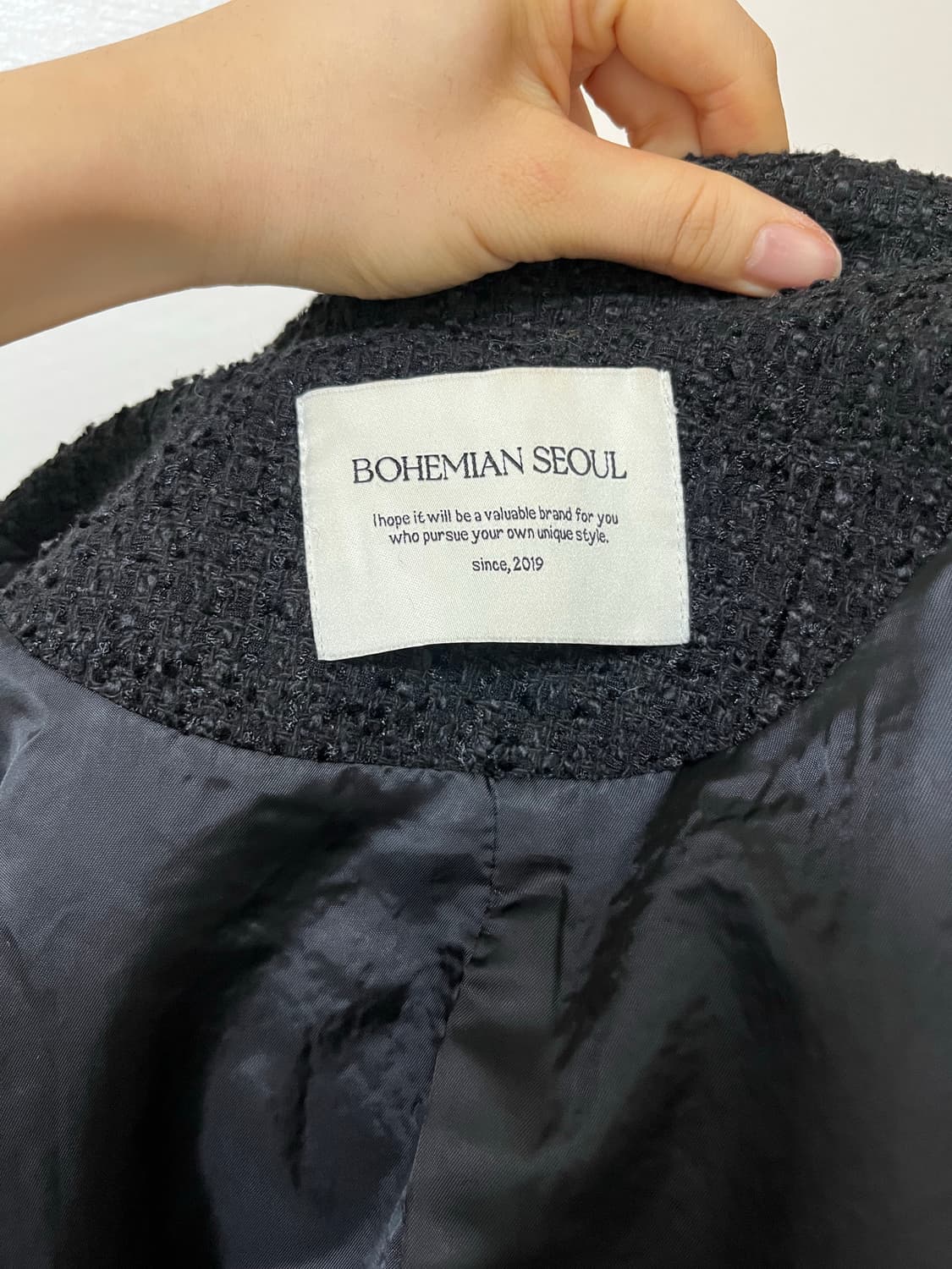 보헤미안 서울 트위드 자켓 상품이미지4