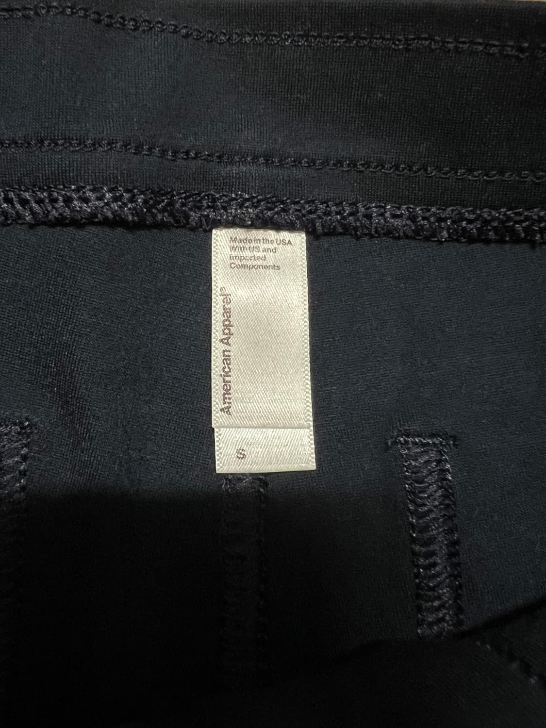 아메리칸어패럴 하이웨이스트 숏팬츠 상품이미지3