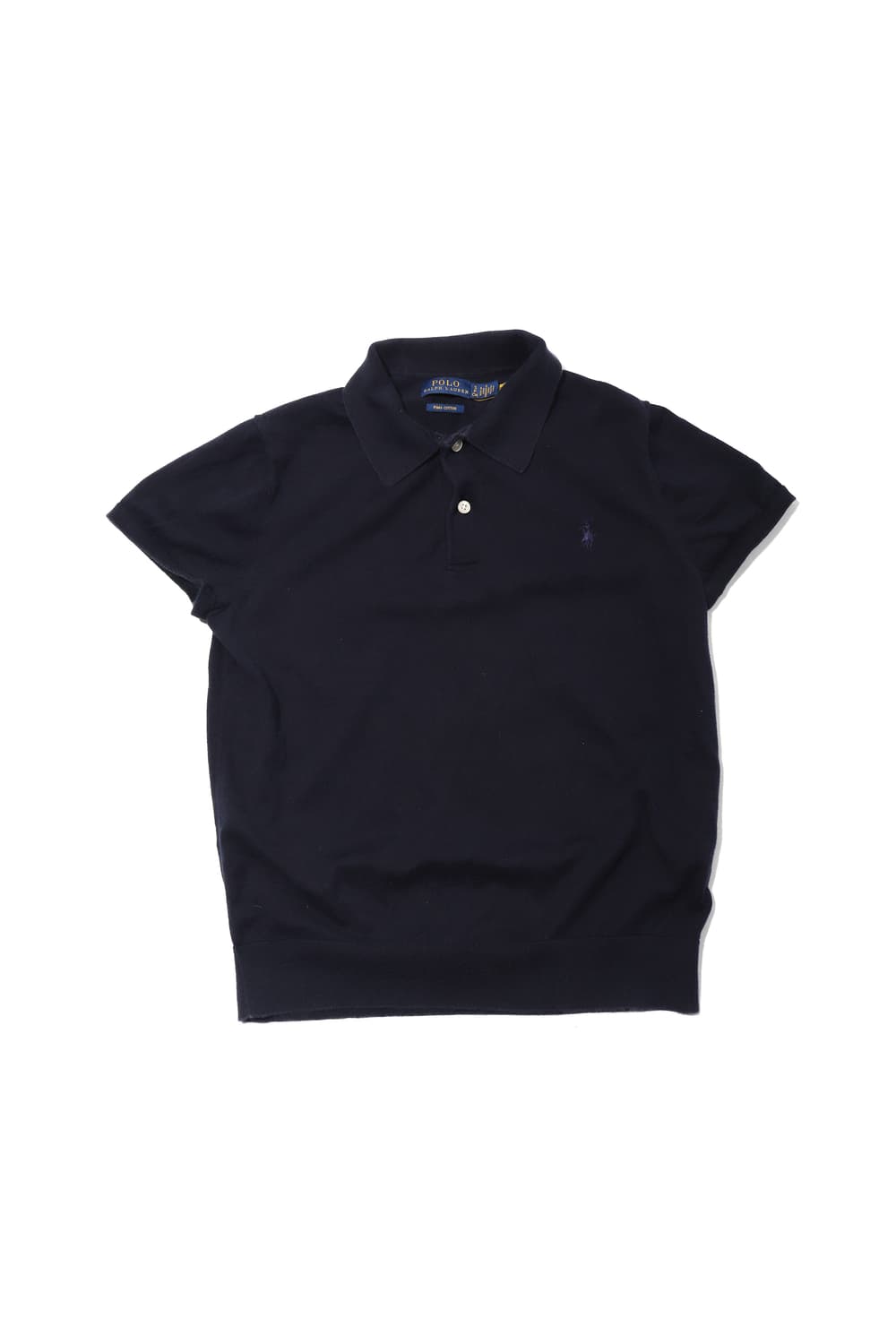 폴로 랄프로렌 다크네이비 피마 코튼 폴로 카라티 women S 상품이미지1