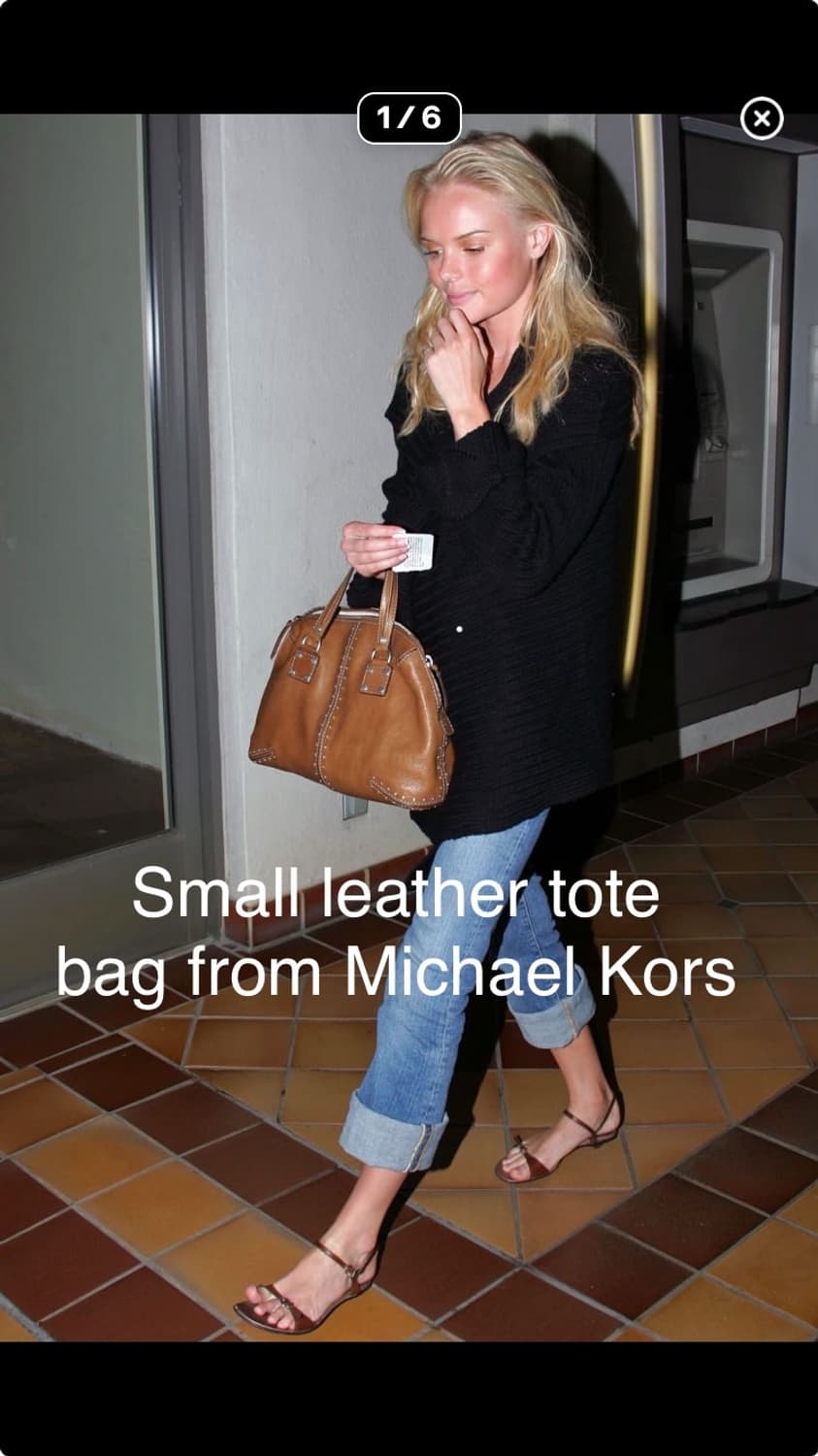 마이클 코어스 빈티지 astor 미디움 스터드 보스턴백 캐멀 상품이미지1