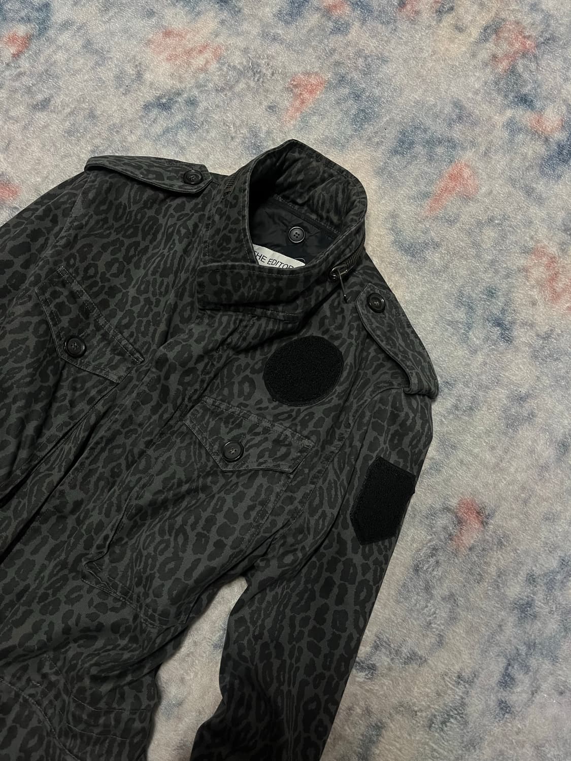 The editor leopard type M65 jacket 상품이미지3