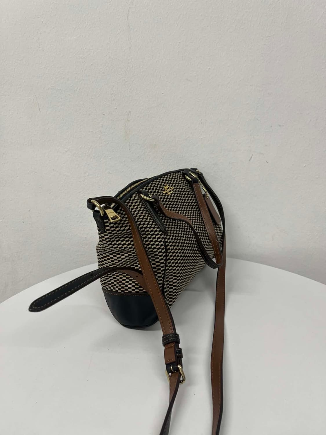 코치 위빙 패턴 투웨이 토트 숄더백 겸 크로스 상품이미지2