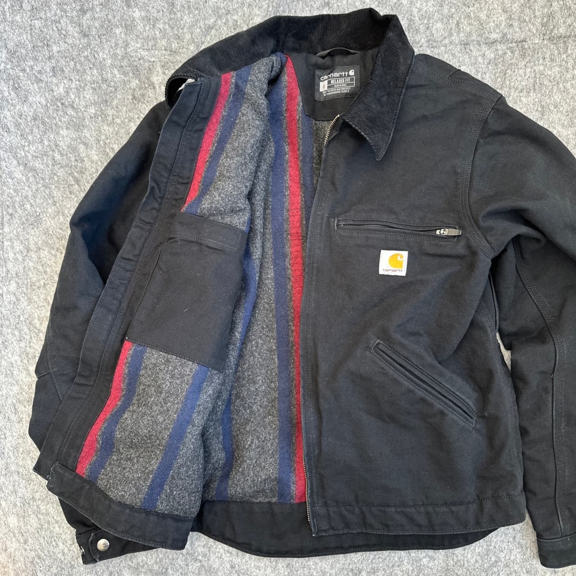 칼하트 103828 BLK 디트로이트 자켓 S 상품이미지4