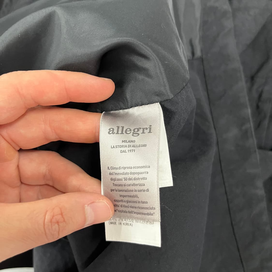 알레그리 밀리터리 피쉬테일 파카 52  상품이미지7