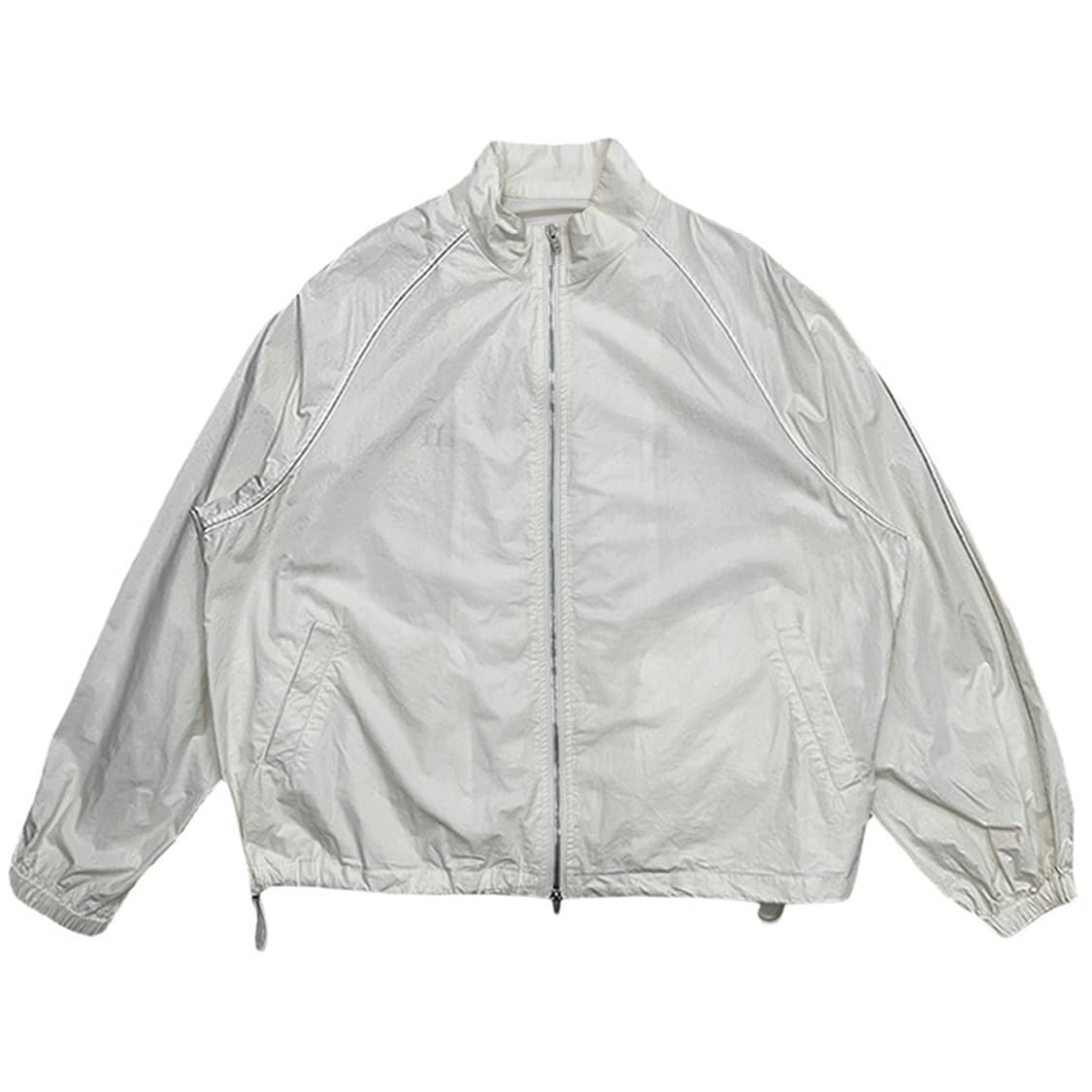 마뗑킴 로고 코팅 점퍼 아이보리 F 상품이미지1