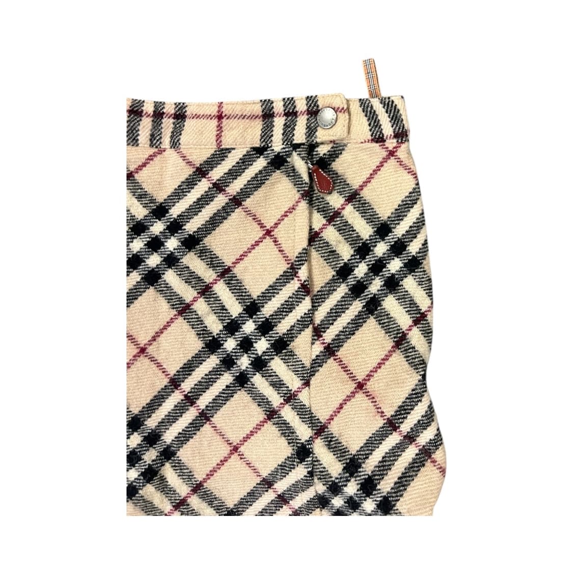 M 버버리 블루라벨 노바체크 울 플레어 스커트 상품이미지2