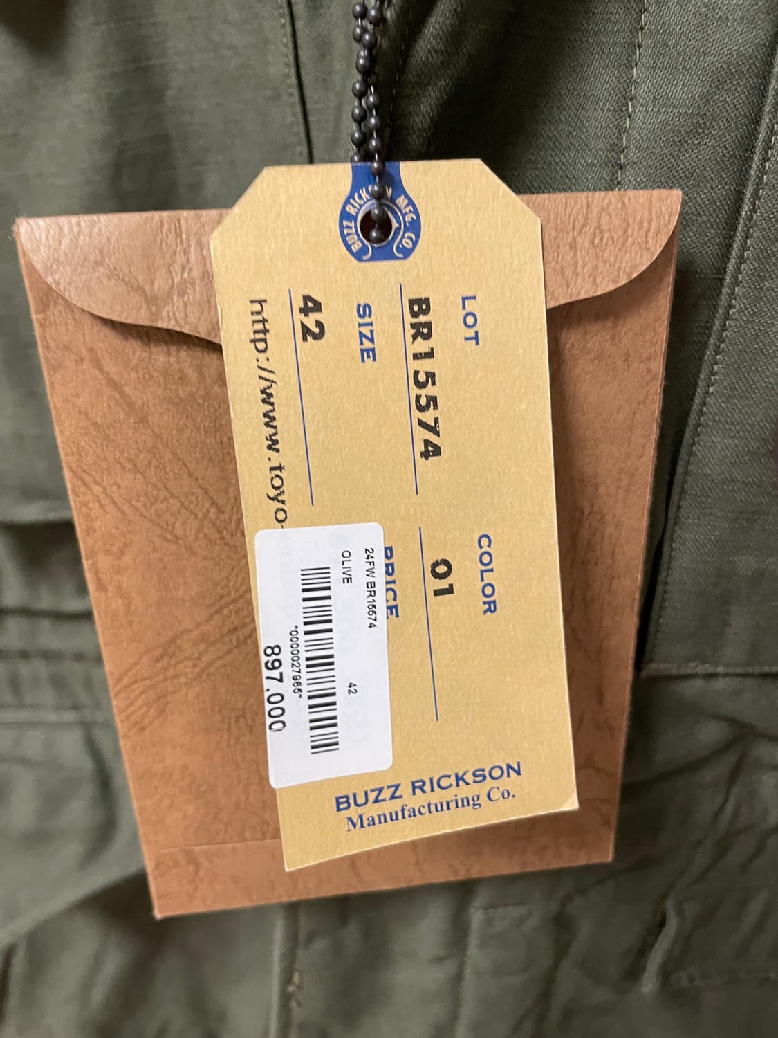 버즈릭슨 m43 필드자켓 새상품입니다! 상품이미지6