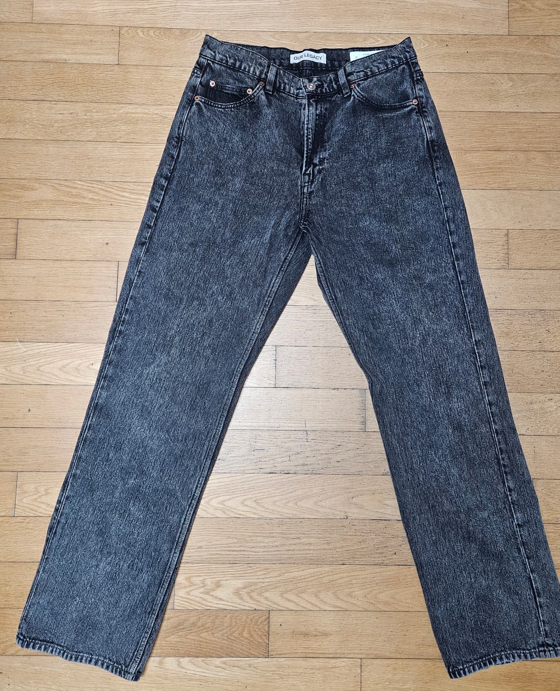 아워레가시 포멀컷 오버다이드 블랙 체인 트윌 (32) 상품이미지1