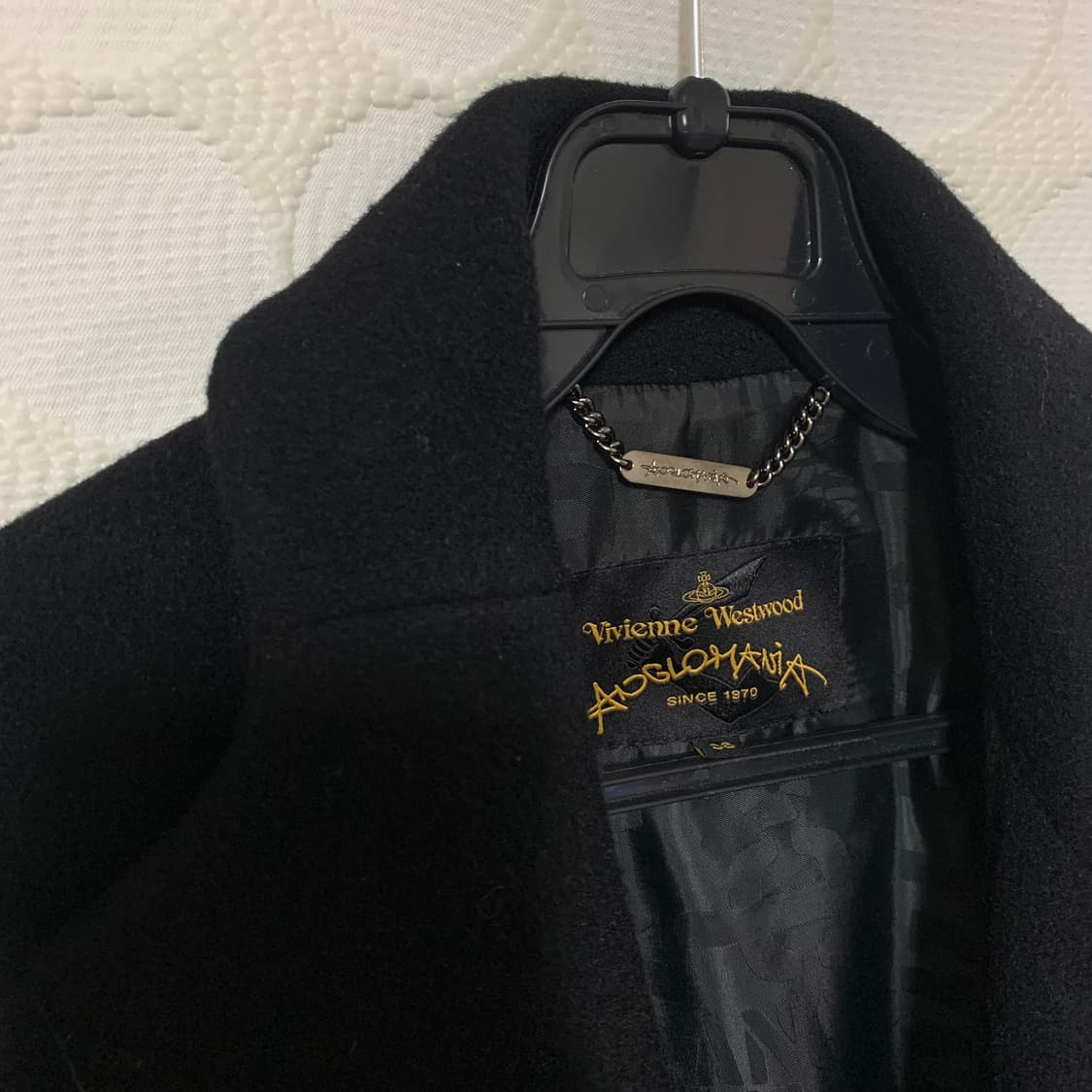 vivienne westwood 비대칭 카라 울 캐시미어 코트  상품이미지9