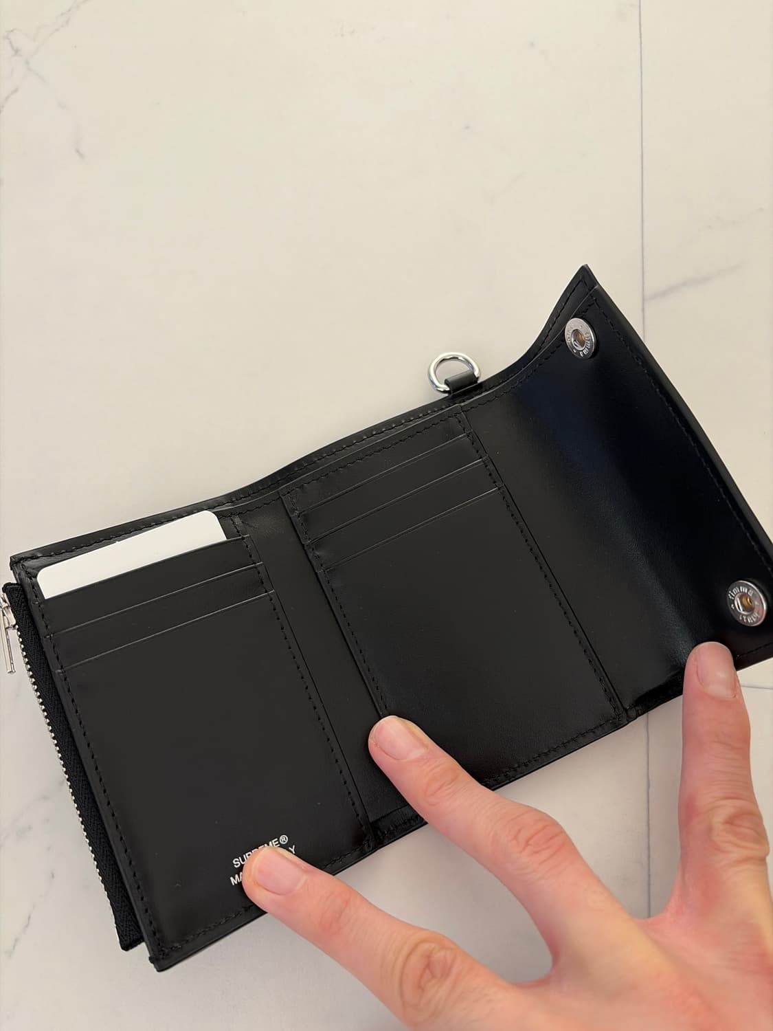 슈프림 가죽체인 지갑 supreme leather chain wallet 상품이미지3