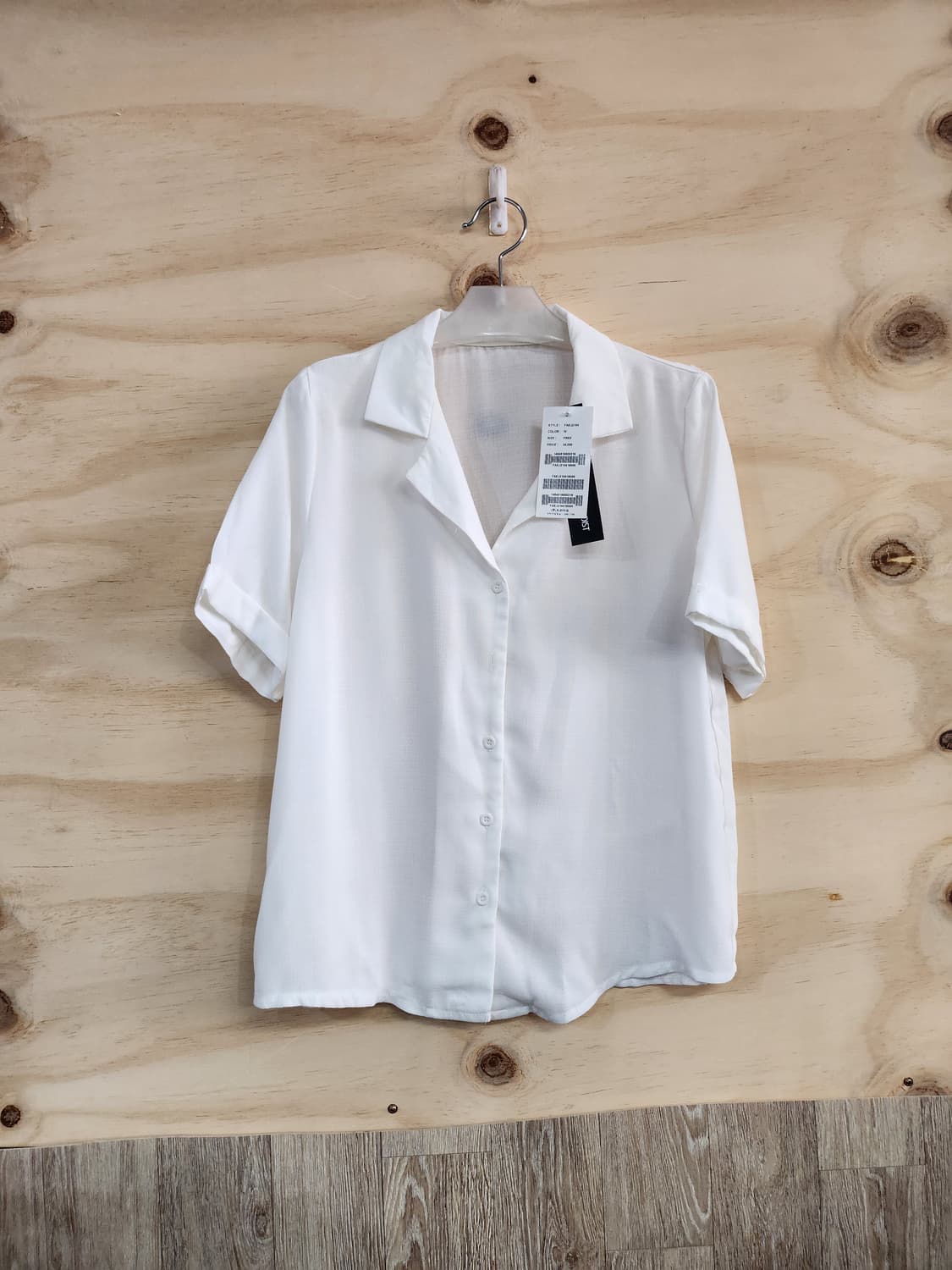 514) 솔로이스트 반팔 블라우스 새상품 상품이미지1