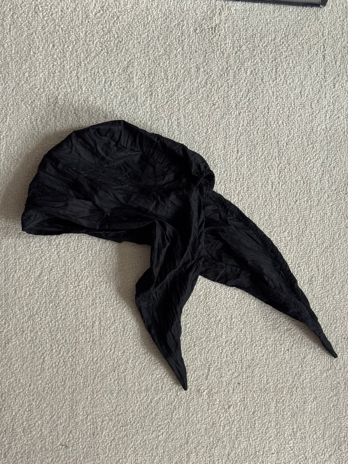 링클 기본 뒷밴딩 스트랩 듀렉 헤어두건 비니 상품이미지8