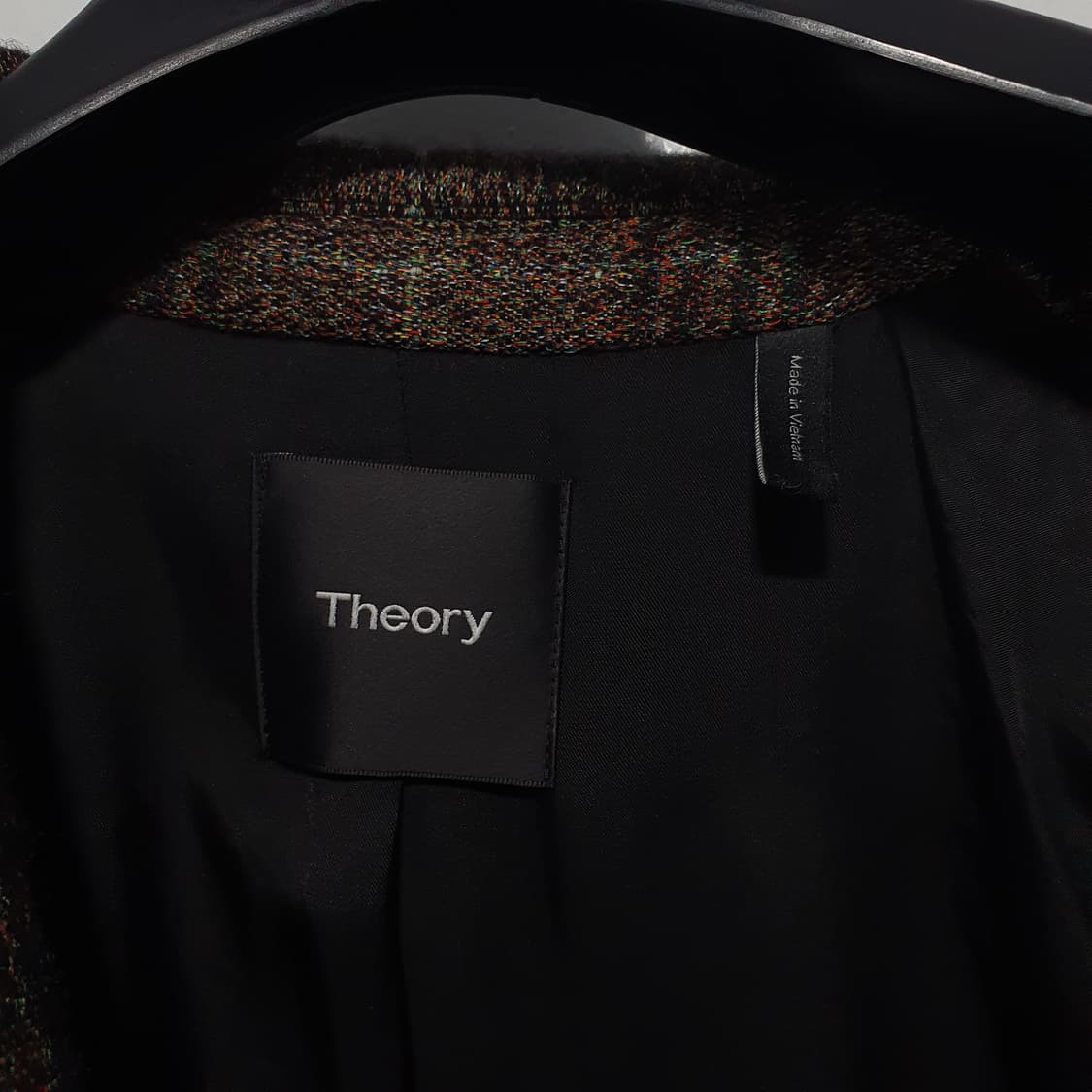 Theory 띠어리 울 플레이드 에센셜 체크 코트 한혜진 상품이미지5