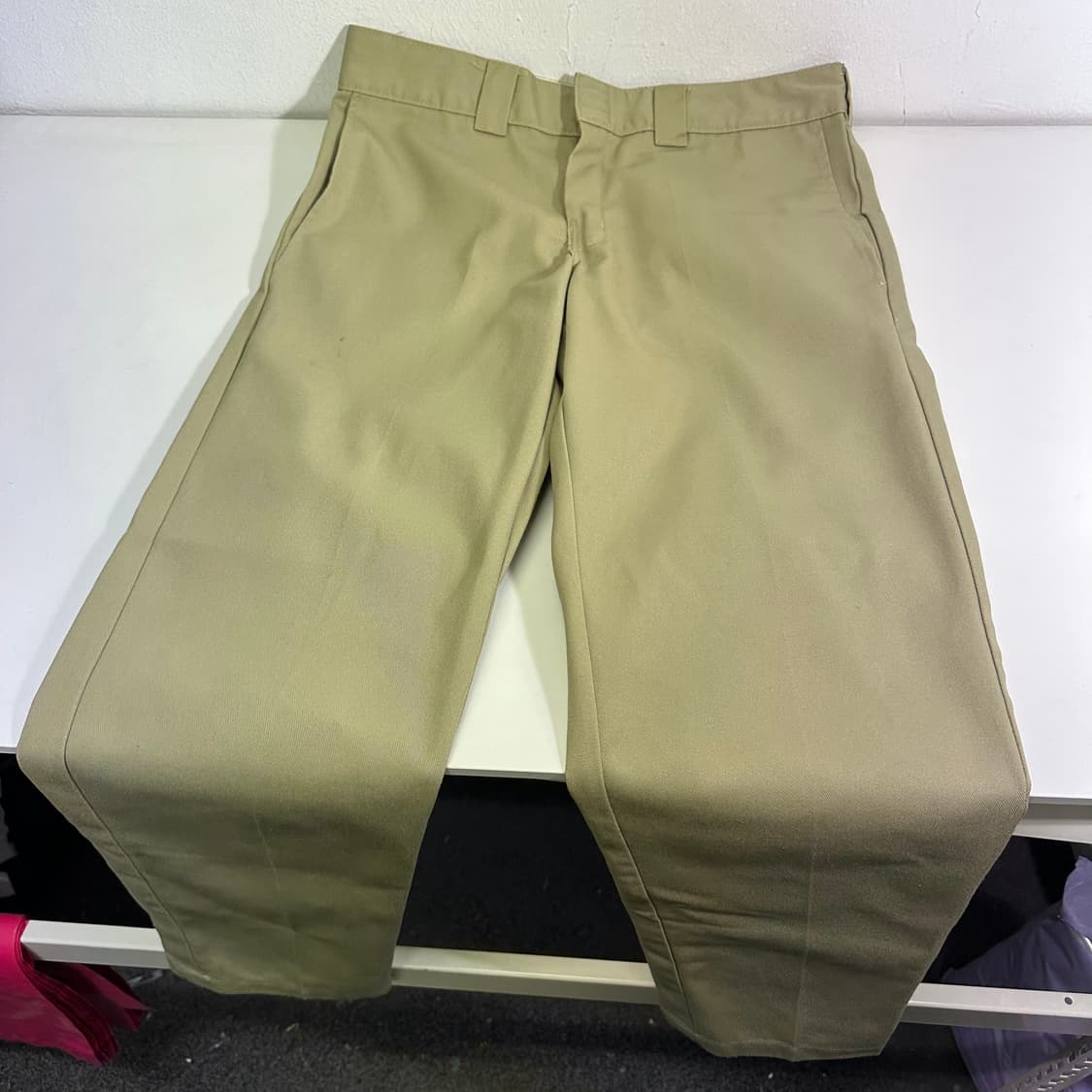 32 디키즈 574 베이지 슬림스트레이트 치노팬츠 상품이미지5