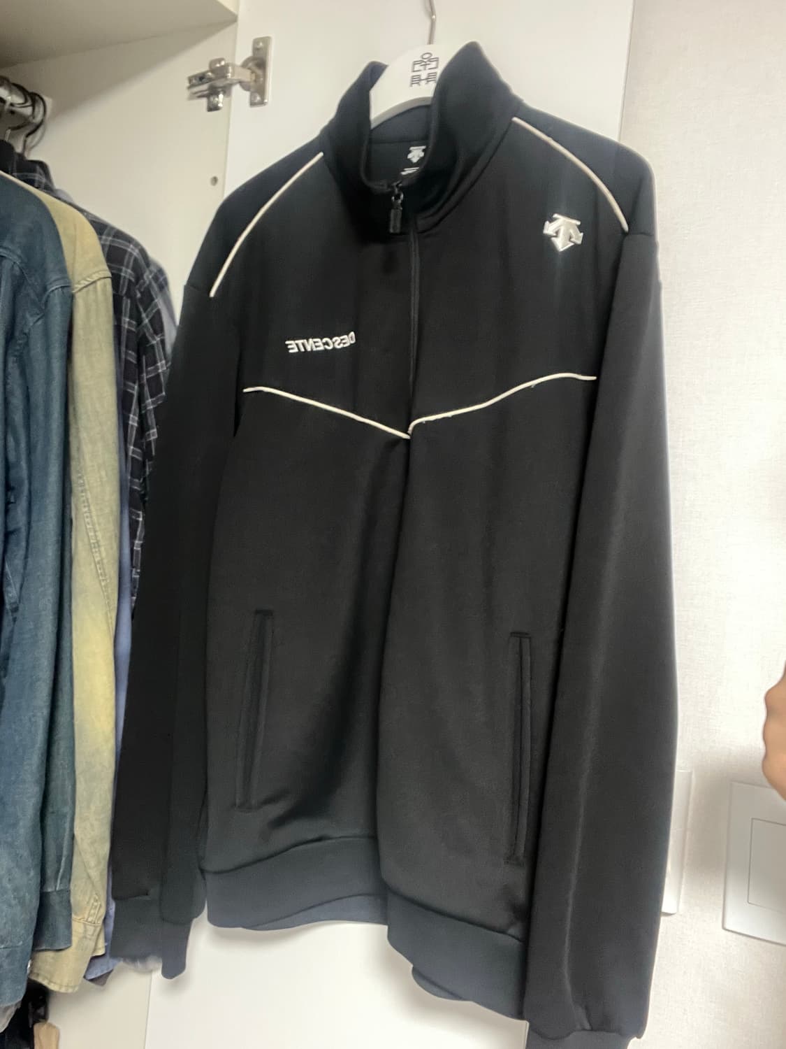 일본 한정판 데상트 대장급 뒷면 빅로고 져지 상품이미지1