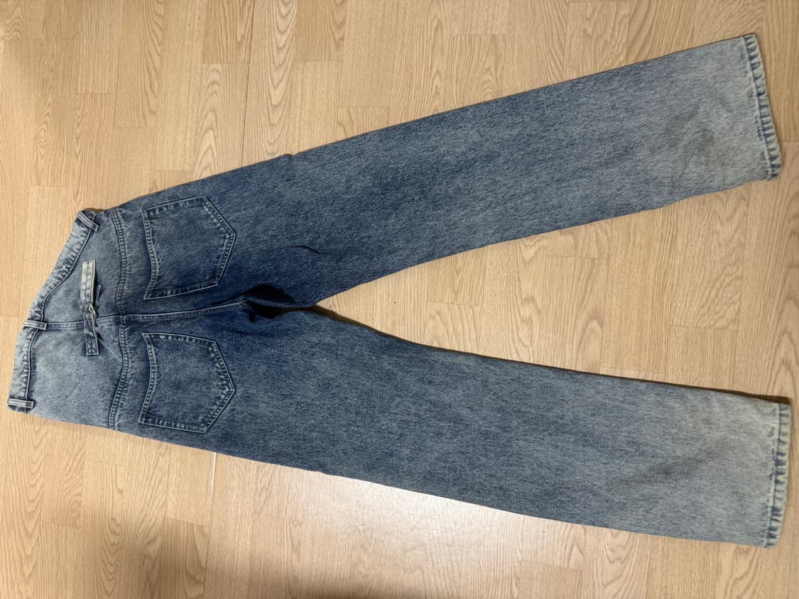 와이프로젝트 비대칭 데님진 아이스블루 상품이미지2