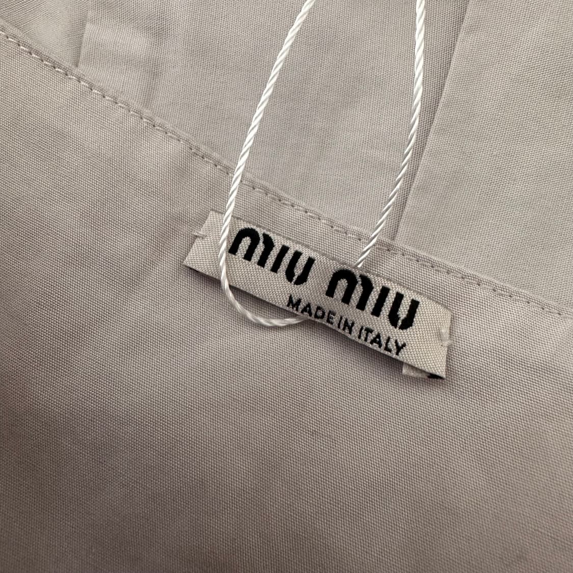 미우미우 miu miu 반팔 디테일 블라우스 상품이미지6