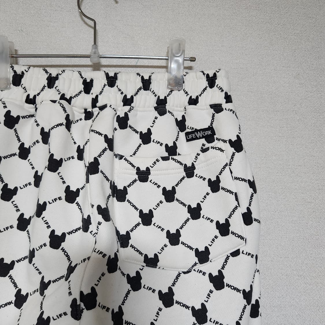 라이프워크 모노그램 기모 조거 팬츠 여81 상품이미지4