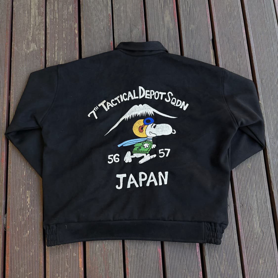 스누피 수베니어 스웨이드 자켓 상품이미지3