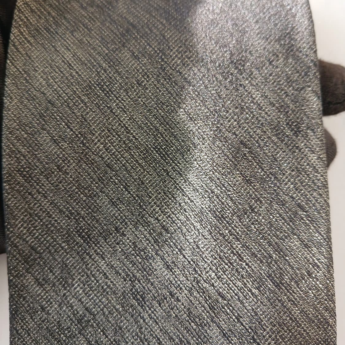 아쿠아스큐텀 실크 다크 골드 넥타이 9.5cm A+등급 A19500
 상품이미지8