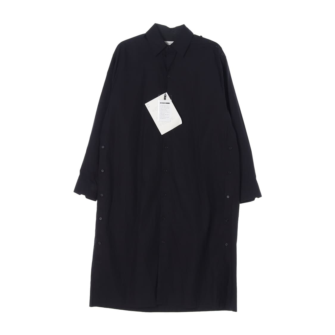 (새상품)[S]르메르 블랙 버튼 오버핏 롱 셔츠원피스
 상품이미지1