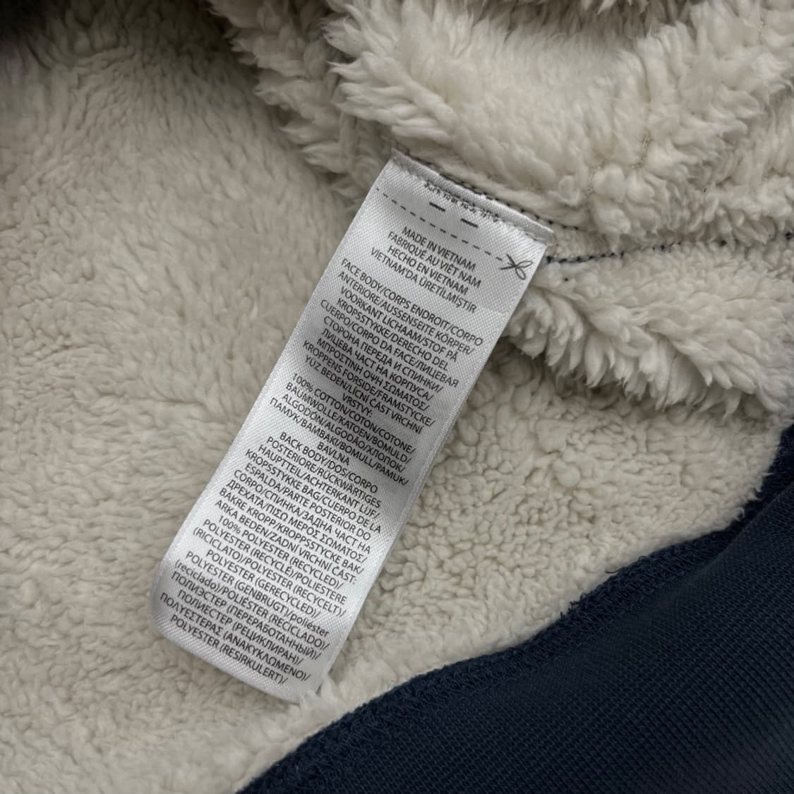 폴로 랄프로렌 화이트포니 블루 타탄체크 기모 후드 M 상품이미지6