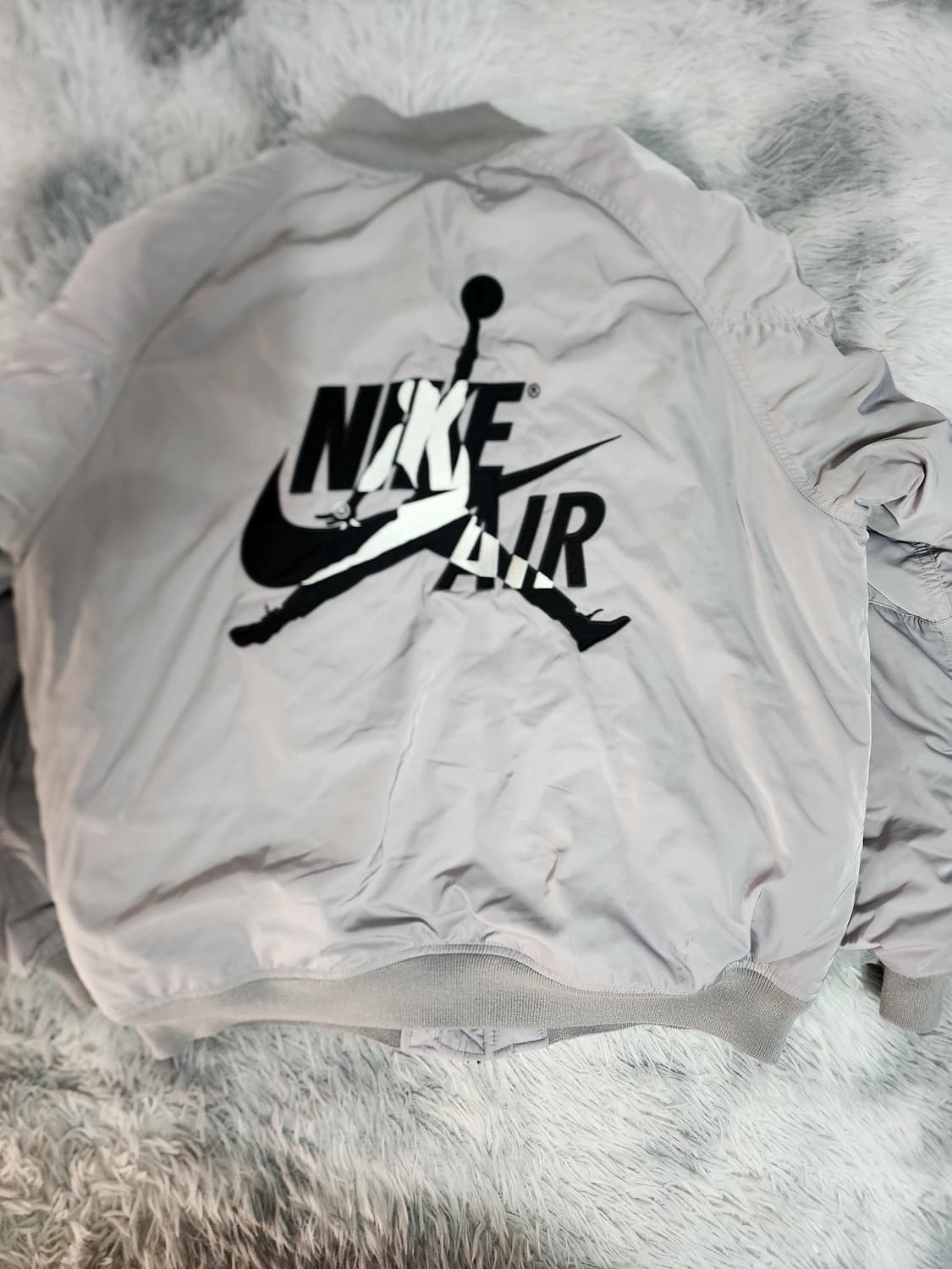 조던 Nike Air 봄버 자켓 그레이 상품이미지2