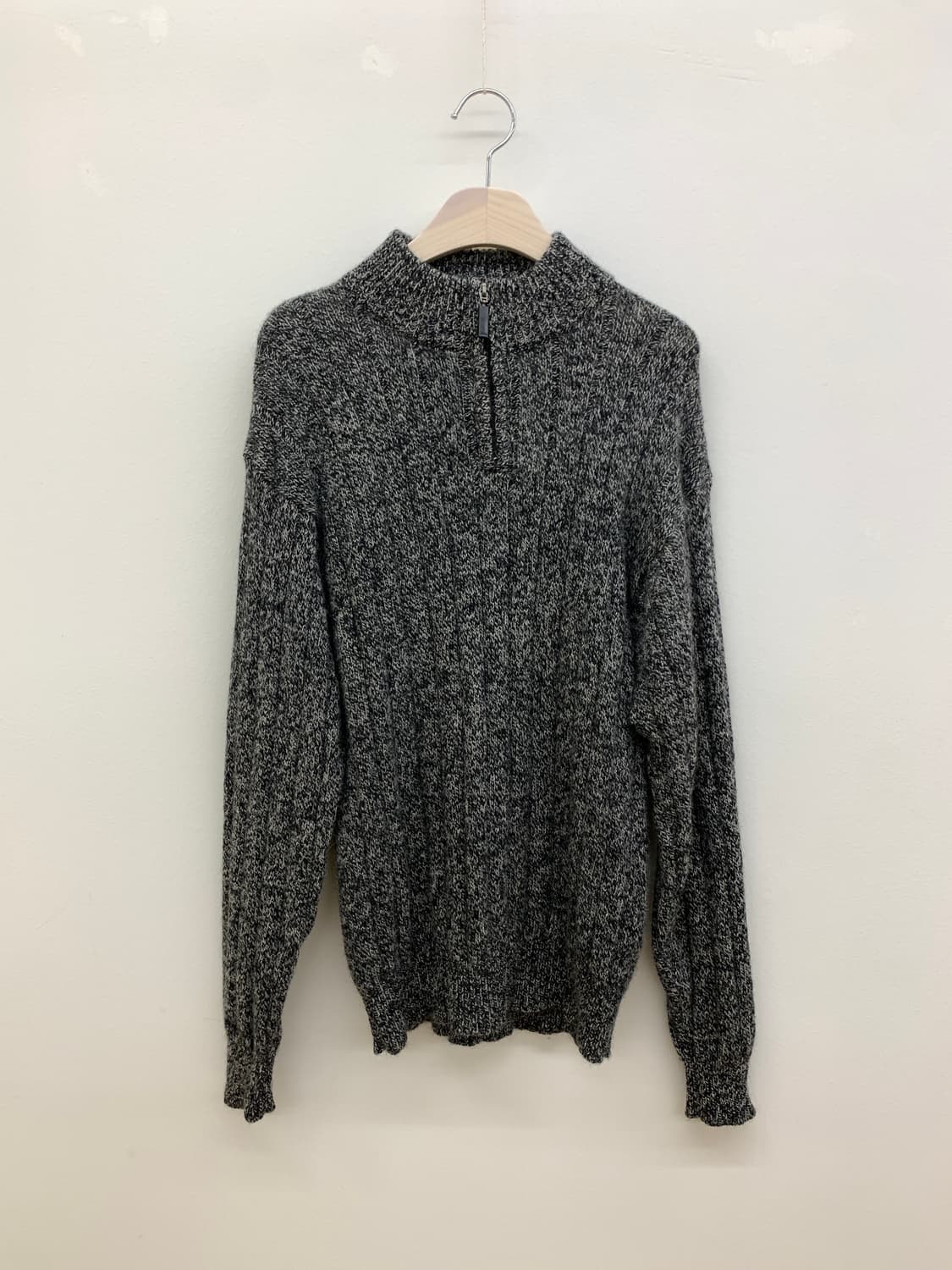 울100하프집업니트 half-zip knit (100% wool) 상품이미지1