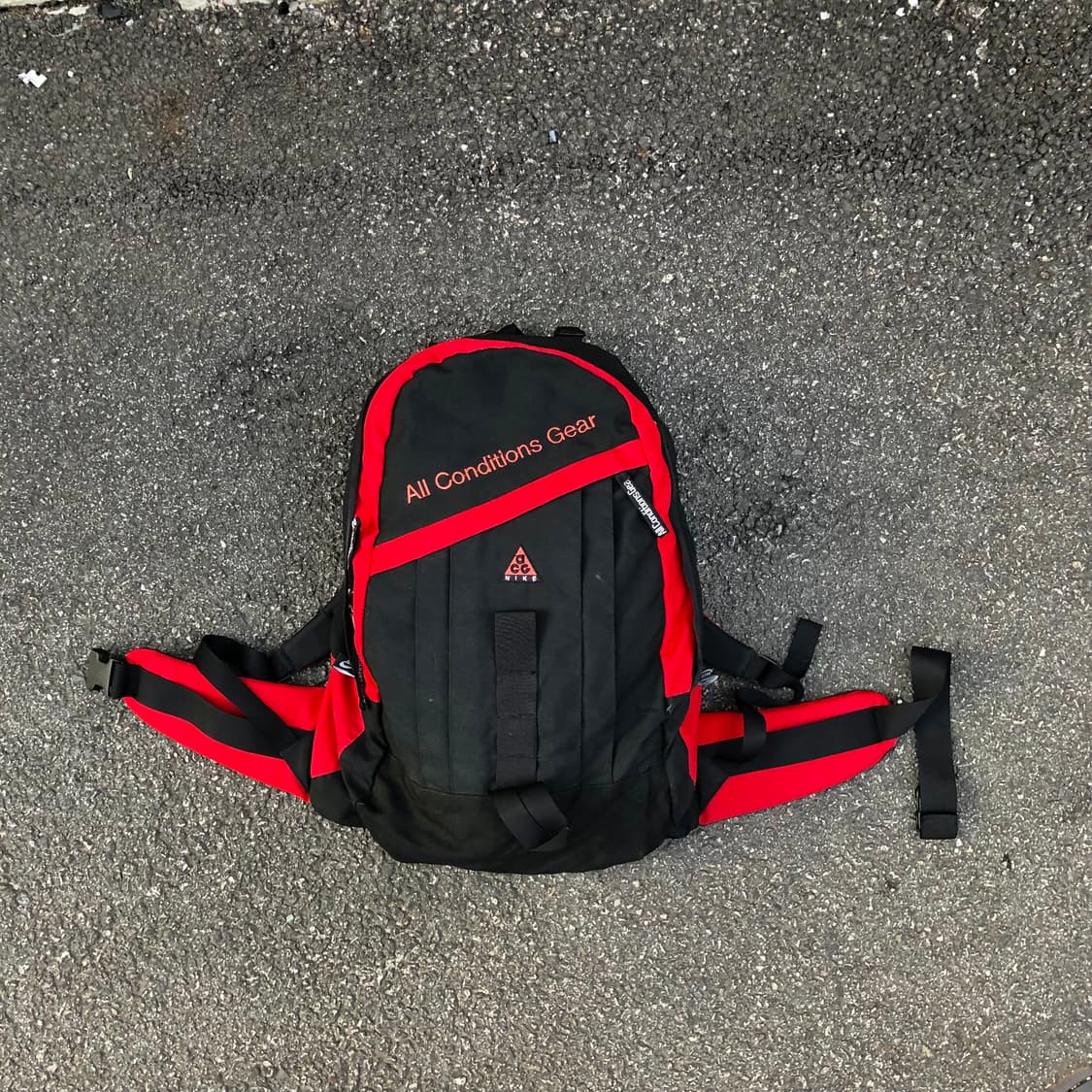 90s 나이키 acg 올드스쿨 Gear 백팩 등산용 가방 상품이미지4