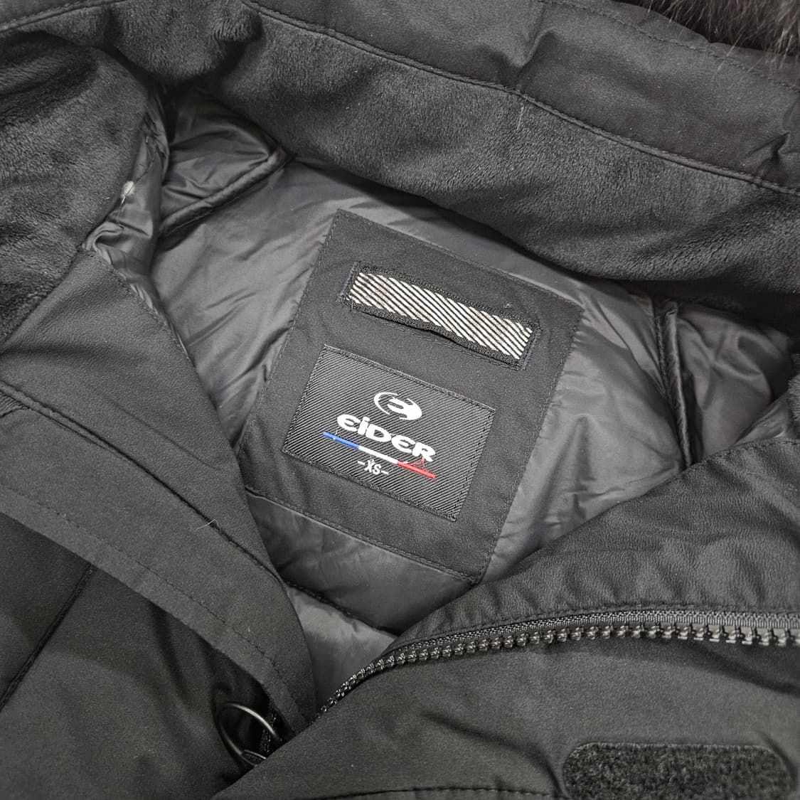 [XS] 아이더 여성 폭스퍼 후드 다운 롱패딩 점퍼 1210J1 상품이미지2