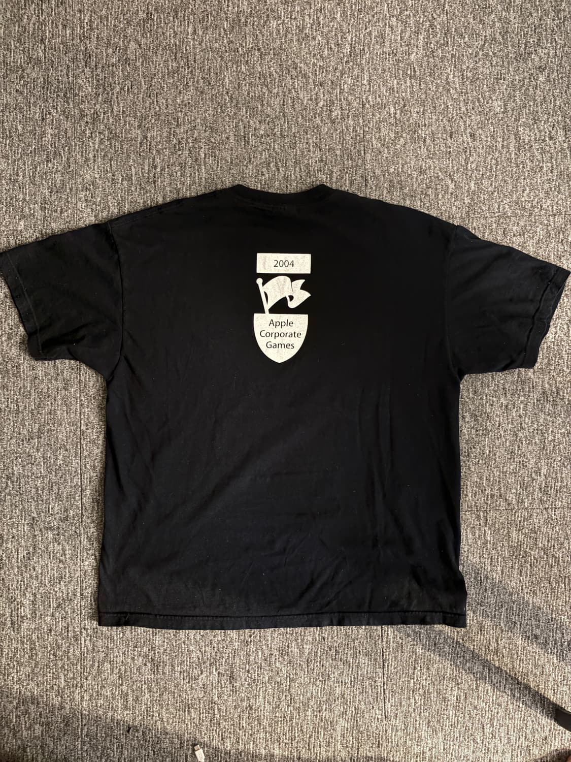 빈티지 애플 Apple Staff 반팔  XL Black 상품이미지1