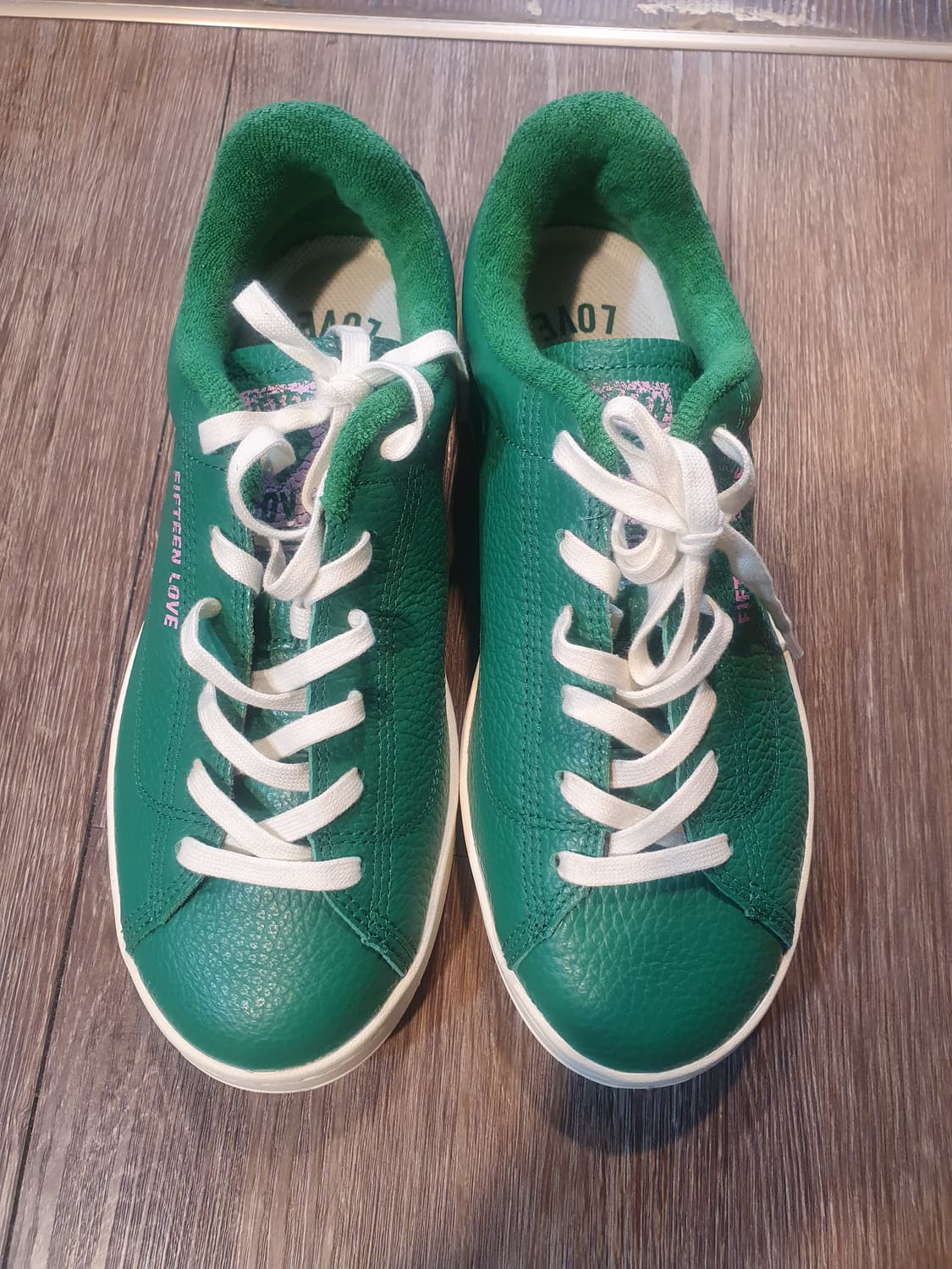 상태최상)캐치볼 피프틴러브 그린 스니커즈 240 상품이미지1