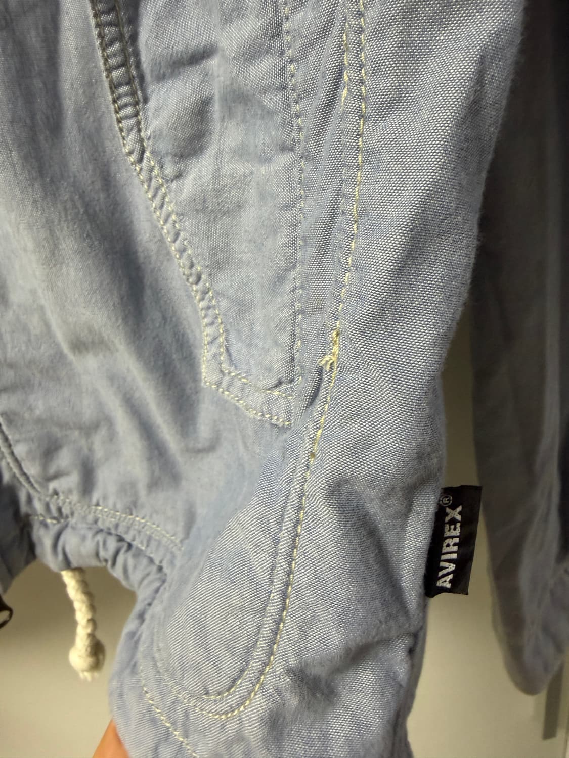 아비렉스 빈티지 카모 코튼 후드 자켓 상품이미지4