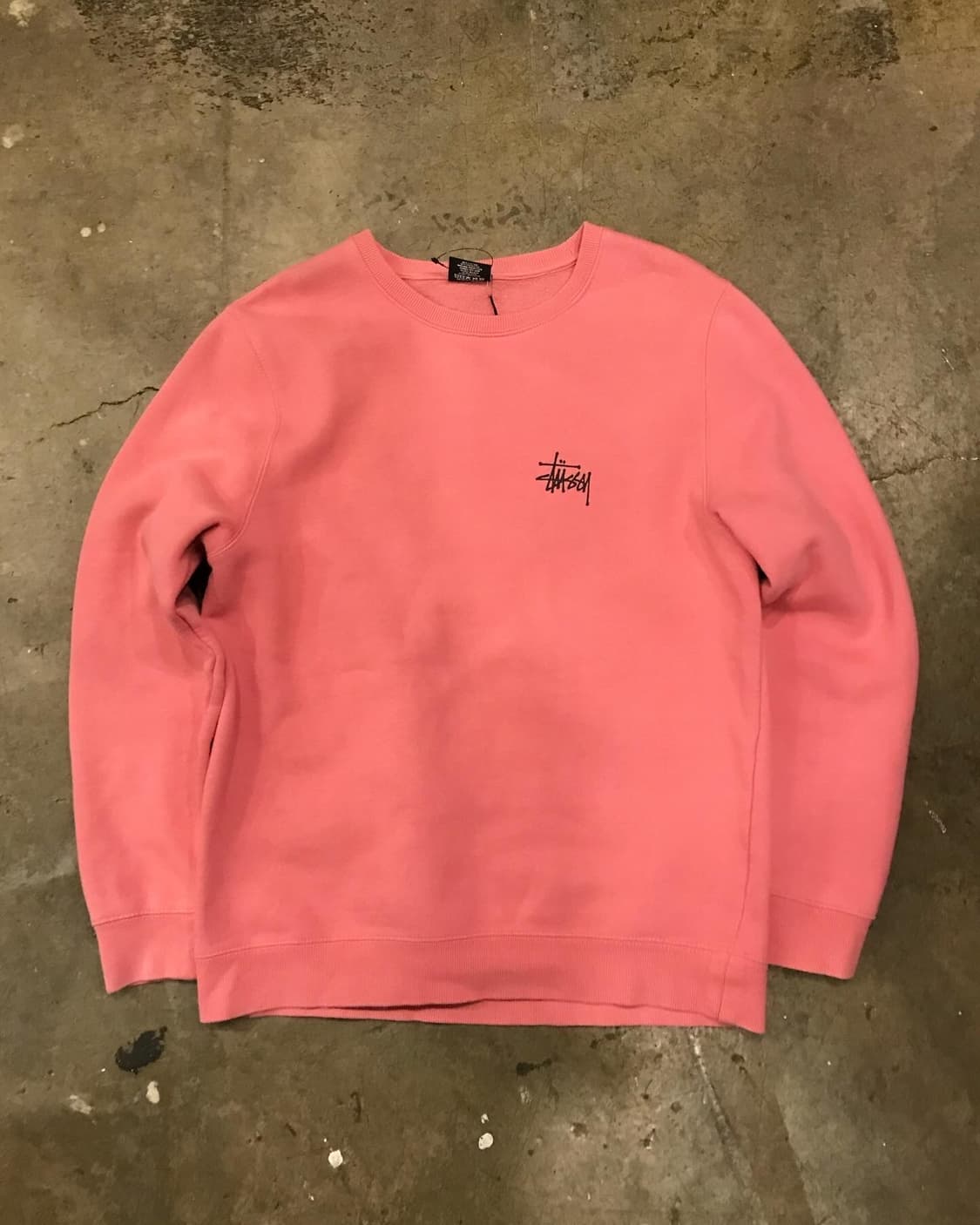 Stussy Stock Logo Pink SweatShirts 상품이미지6