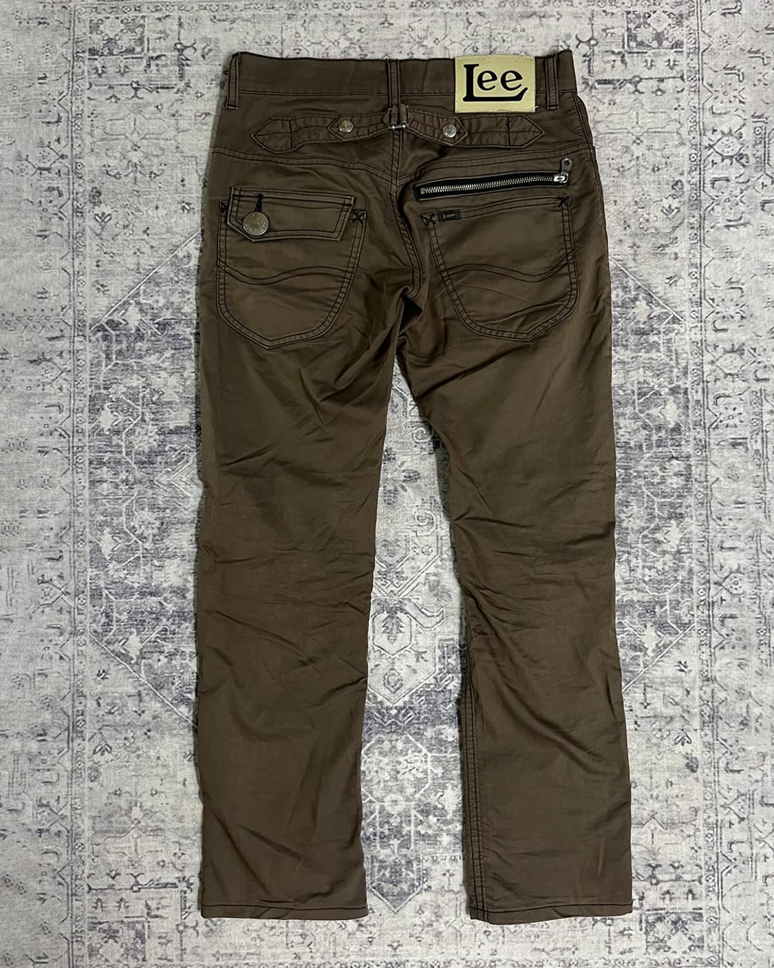 Lee Zip Detail Slim Coated Pants 상품이미지8