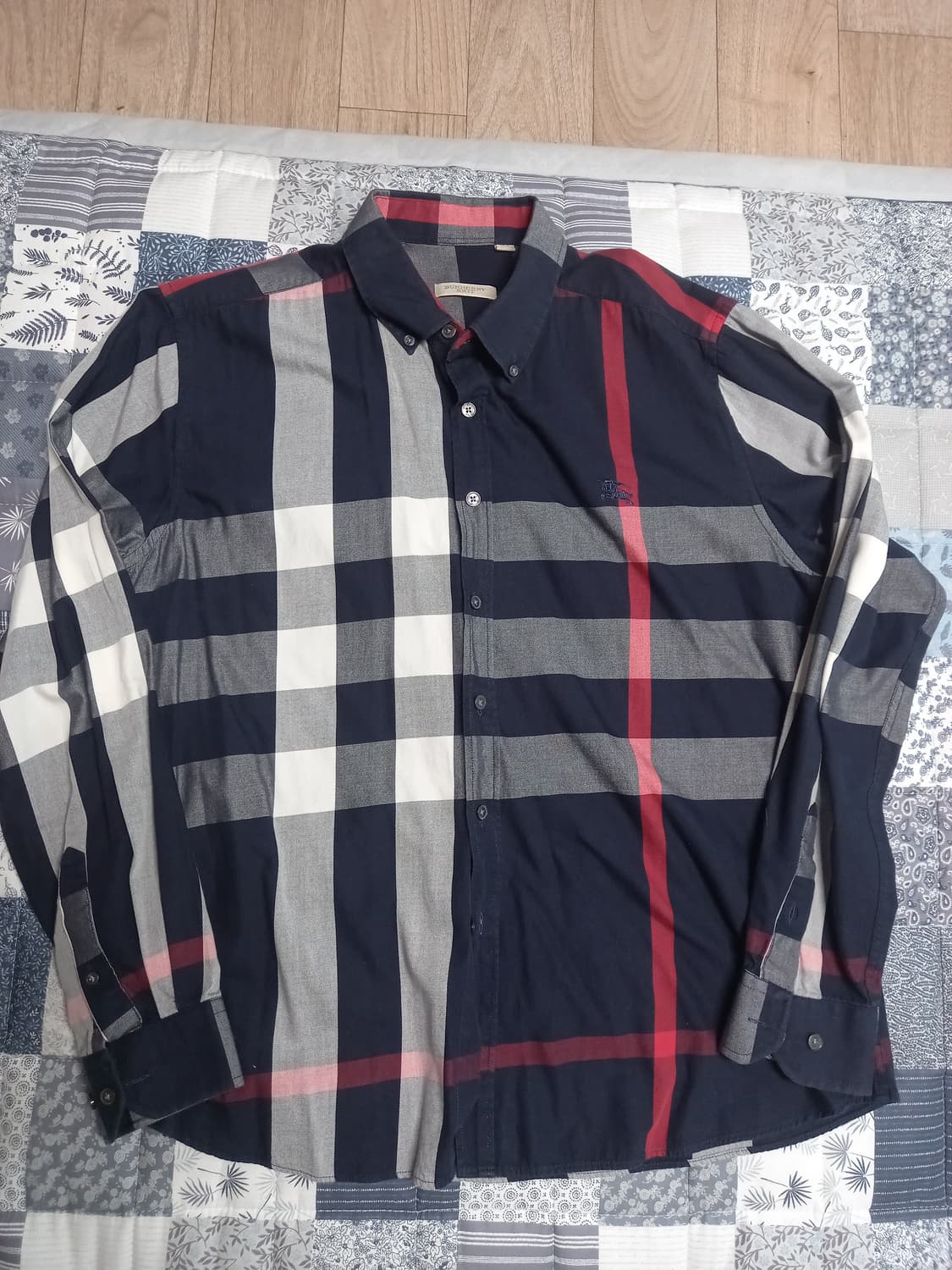 버버리 체크셔츠 xxl(실용 105) 상품이미지1