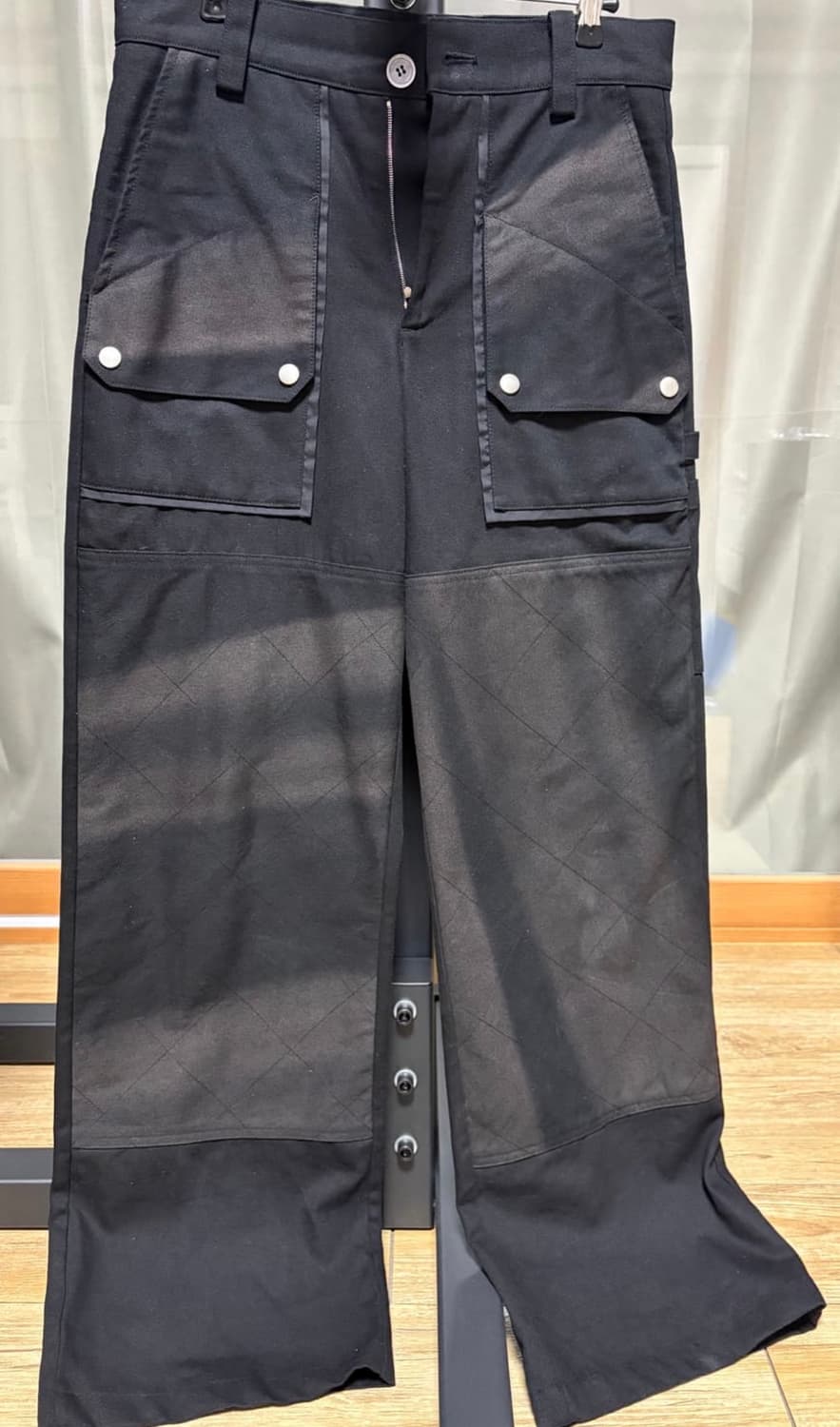 지용킴 23ss 썬블리치 더블니 트라우저 s 상품이미지2