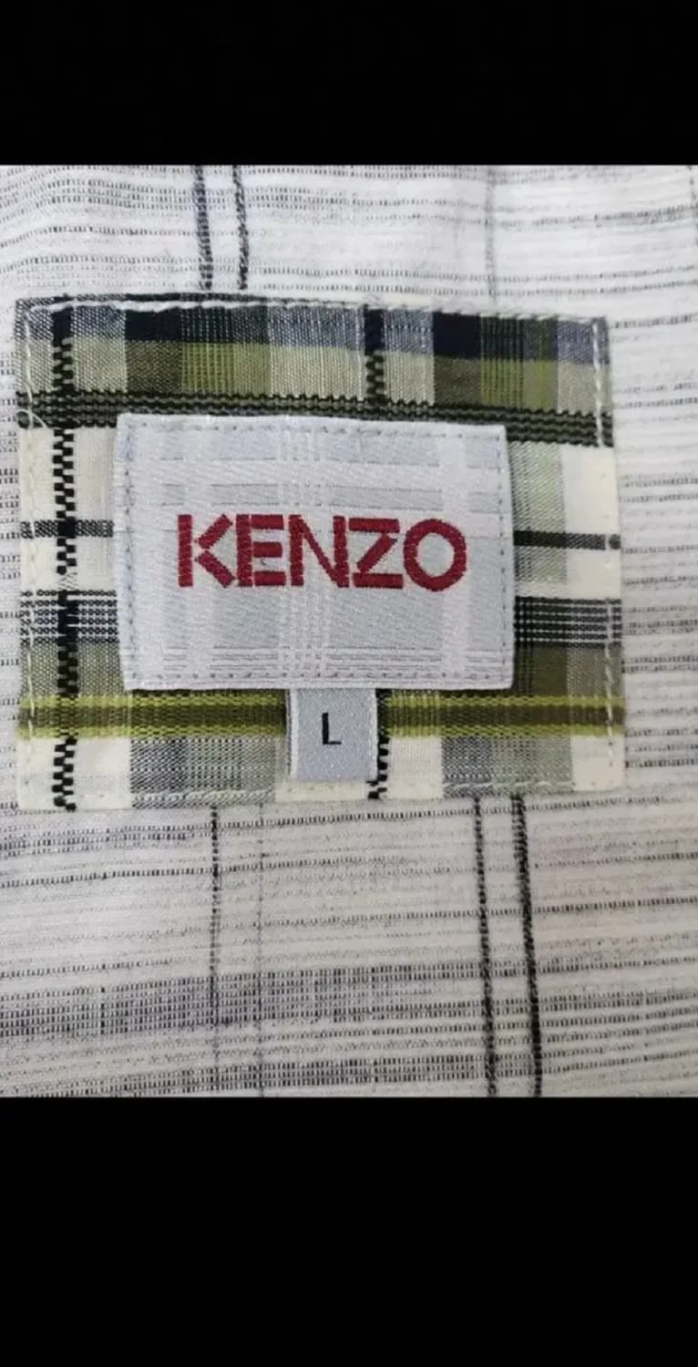 (L) 겐조 체크자켓 싱글 켄조 블레이져 매장판  상품이미지3